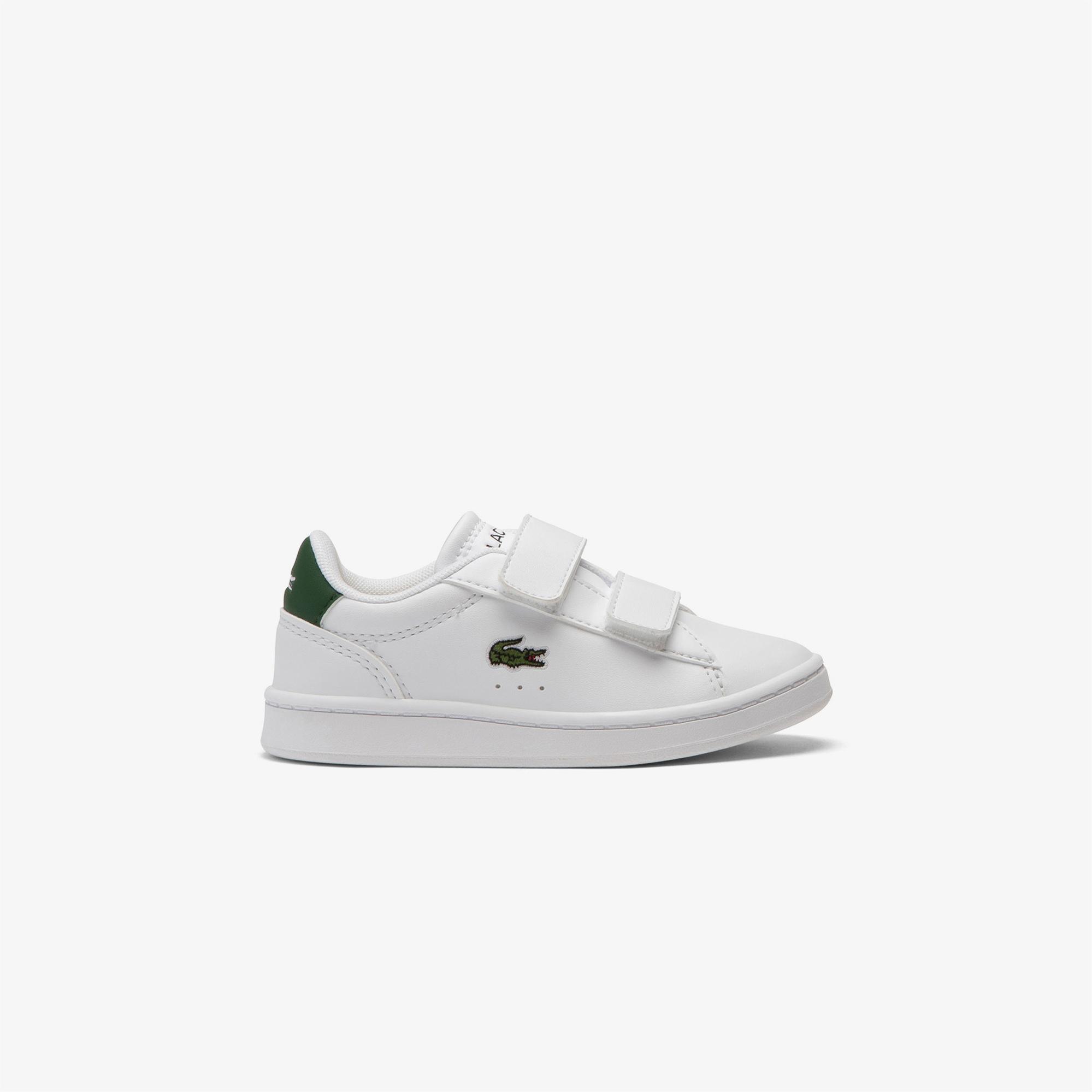 Lacoste Carnaby Set Çocuk Beyaz Cırt Cırtlı Sneaker