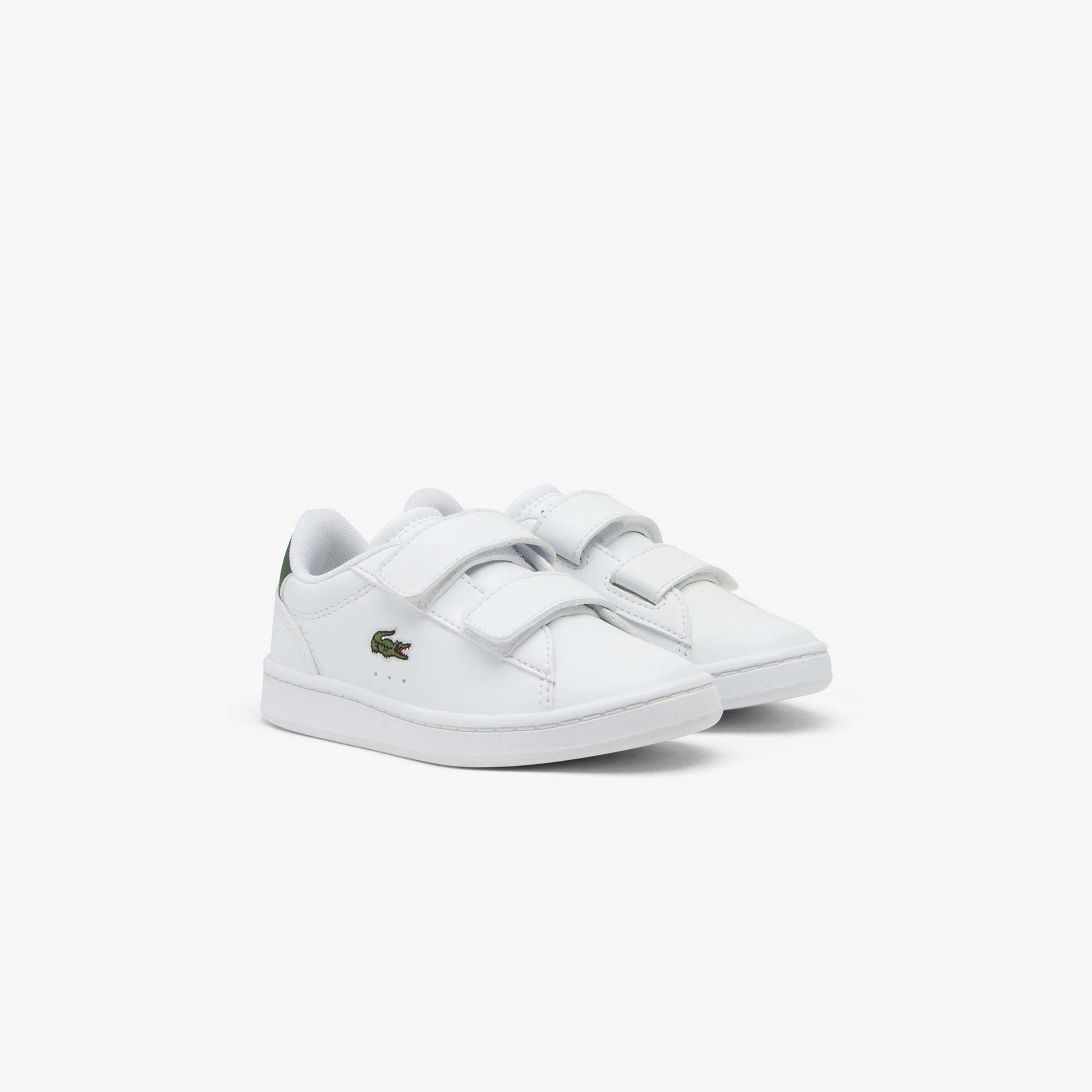 Lacoste Carnaby Set Çocuk Beyaz Cırt Cırtlı Sneaker