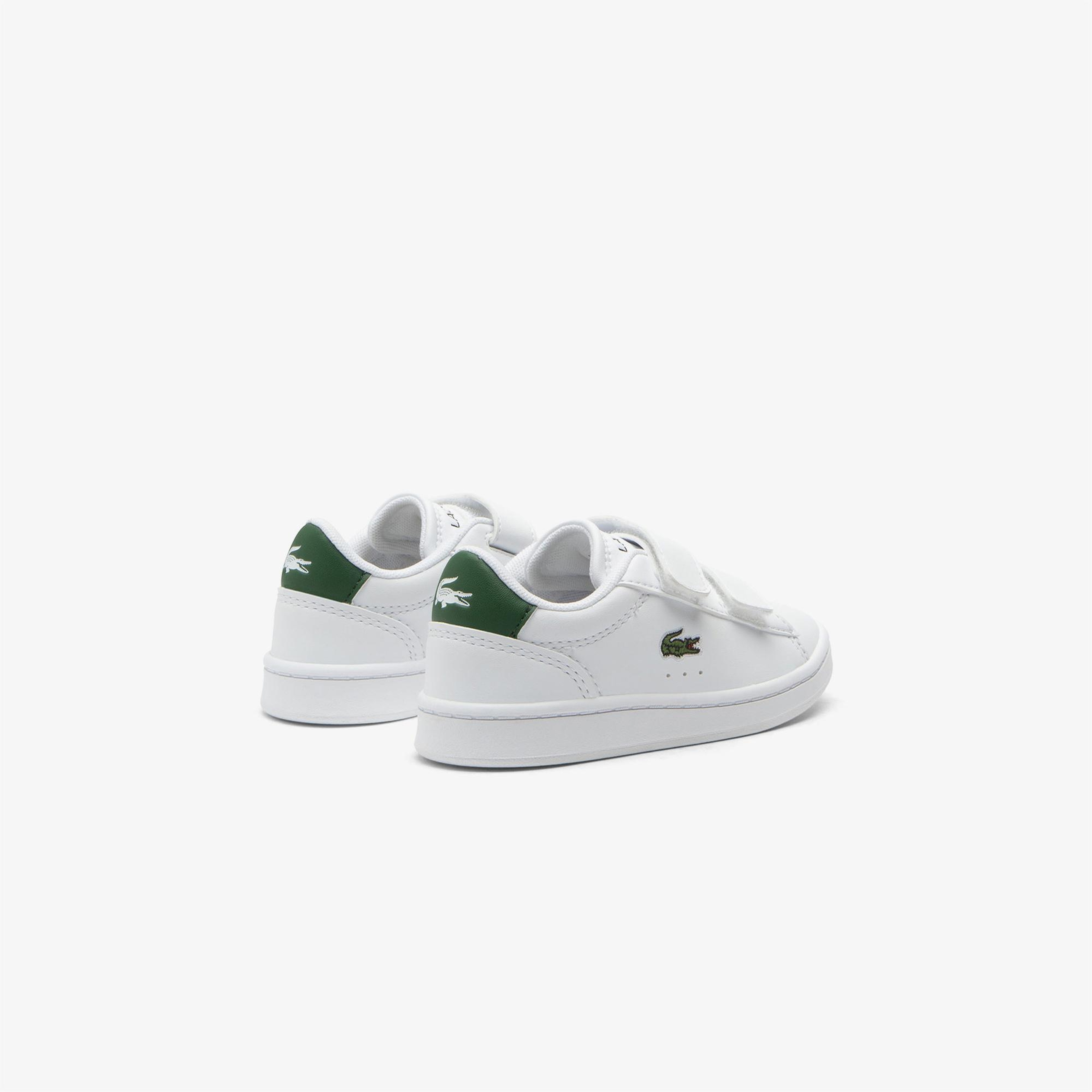 Lacoste Carnaby Set Çocuk Beyaz Cırt Cırtlı Sneaker