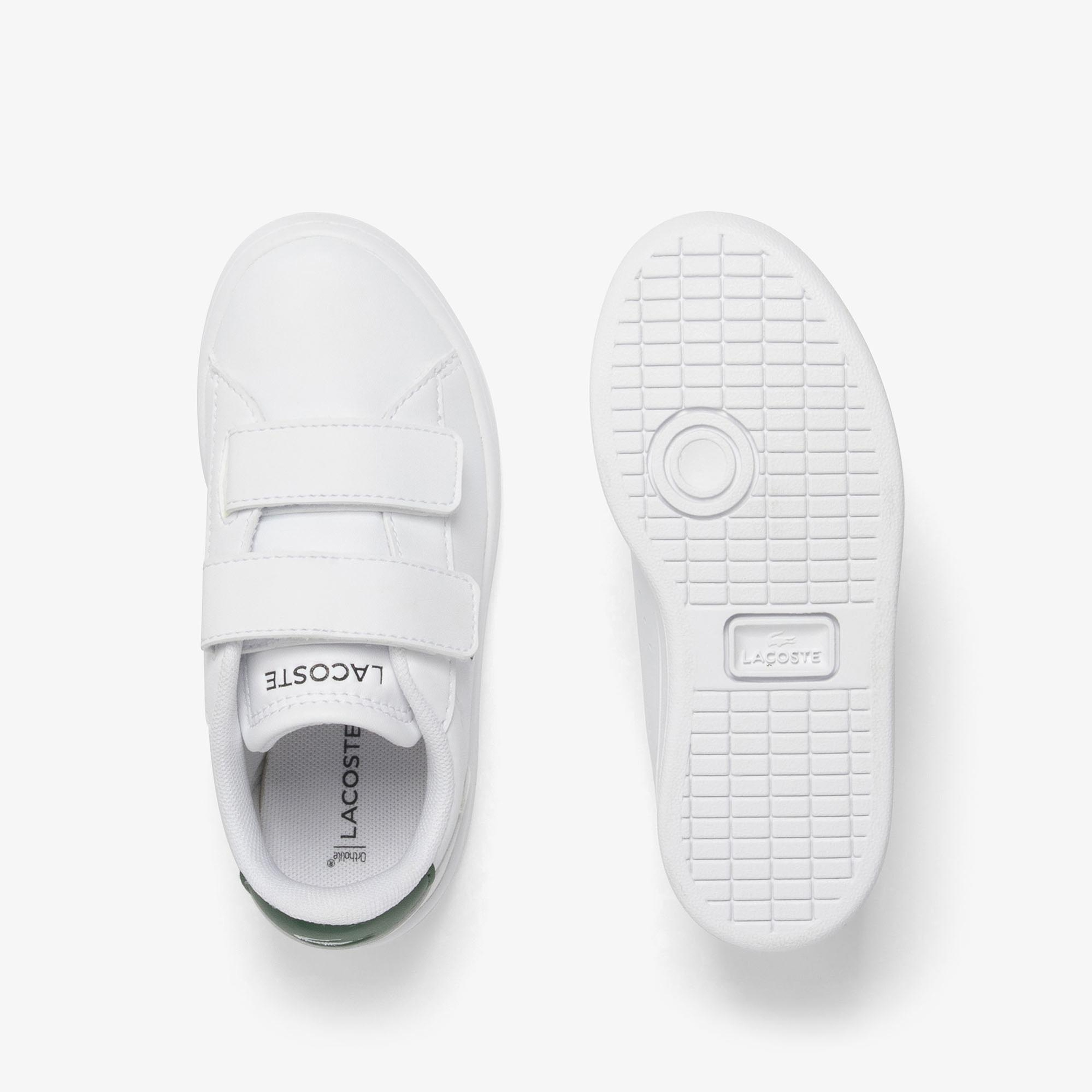 Lacoste Carnaby Set Çocuk Beyaz Cırt Cırtlı Sneaker