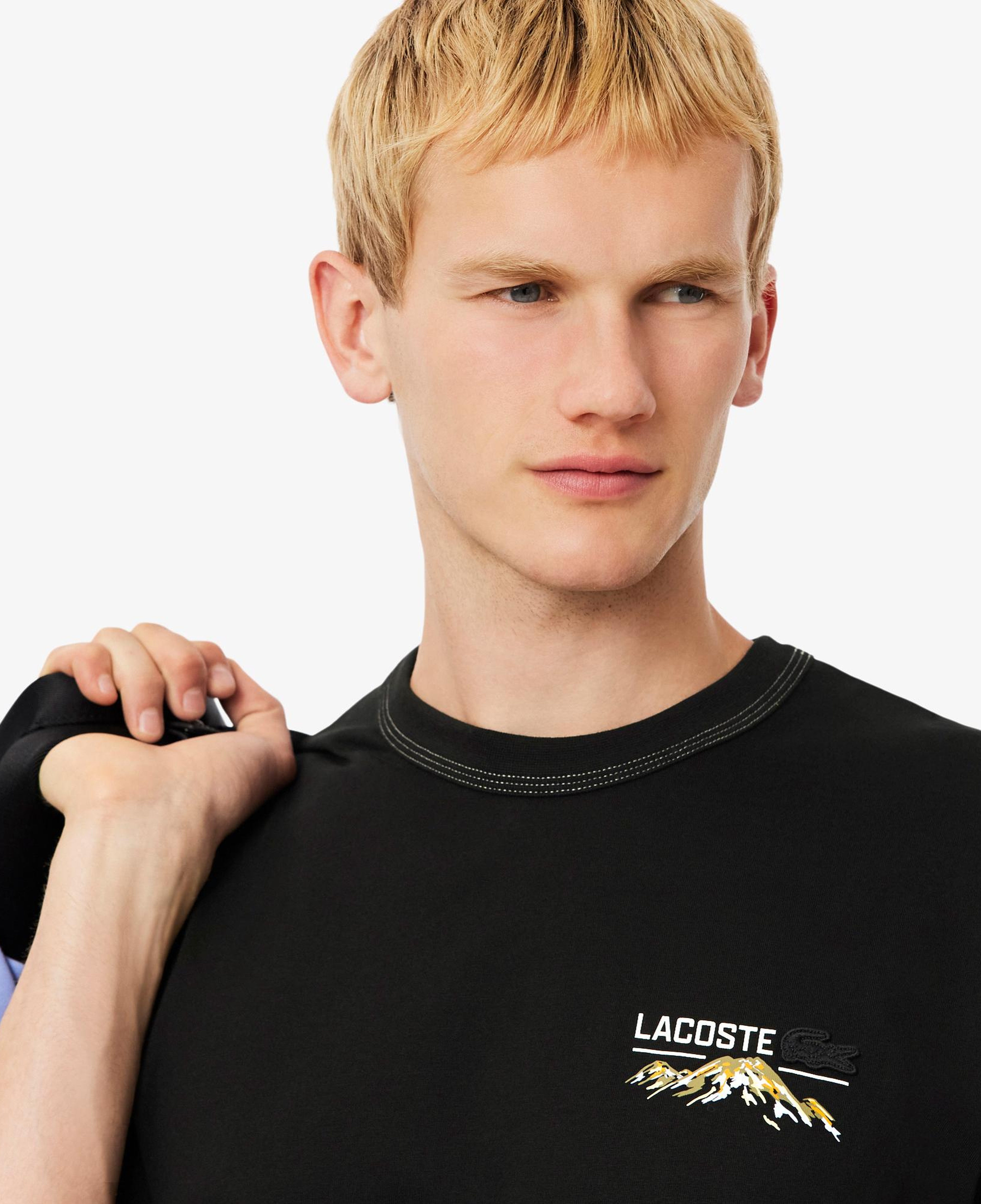 Lacoste Erkek Siyah T-Shirt