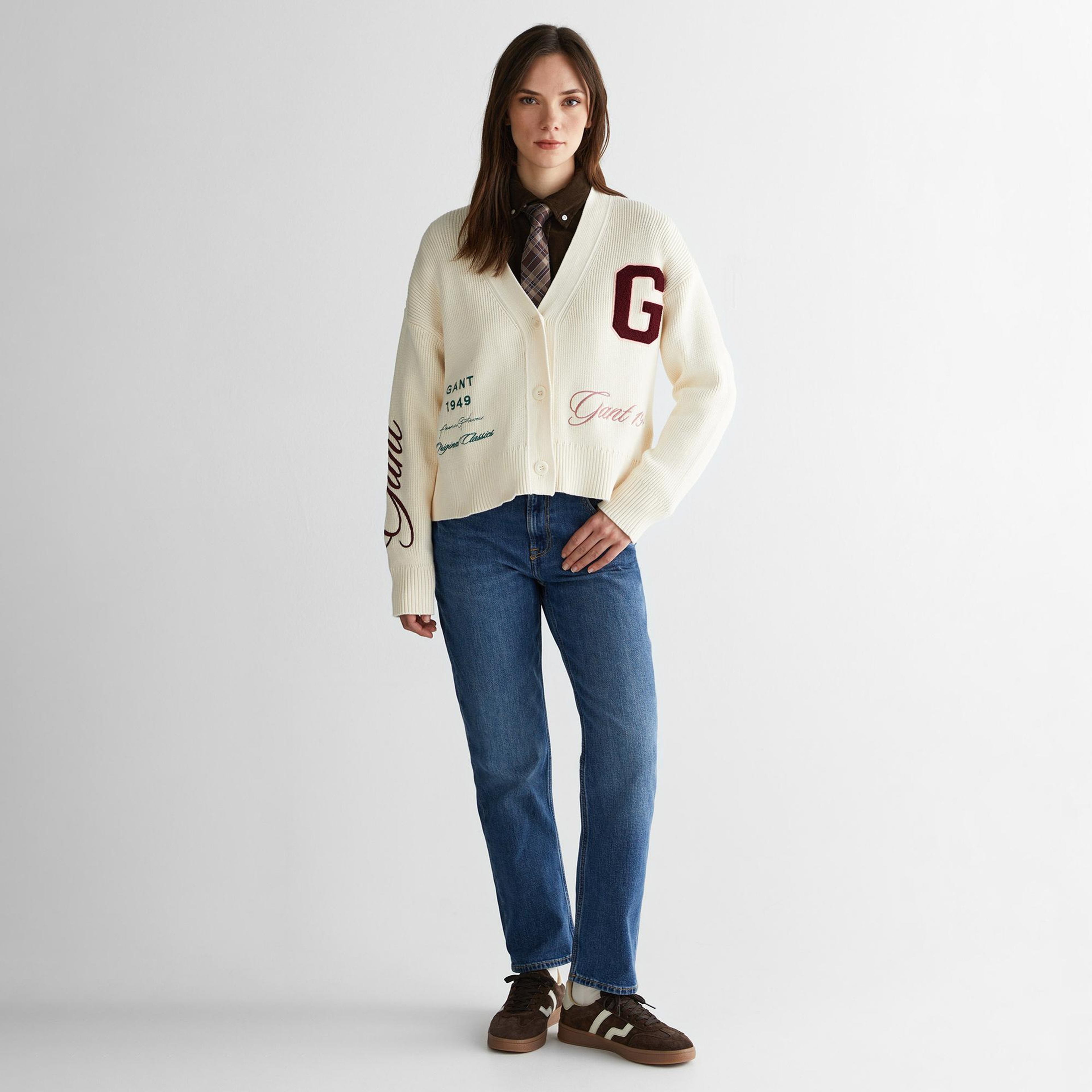 Gant embroidery college graphic tricot