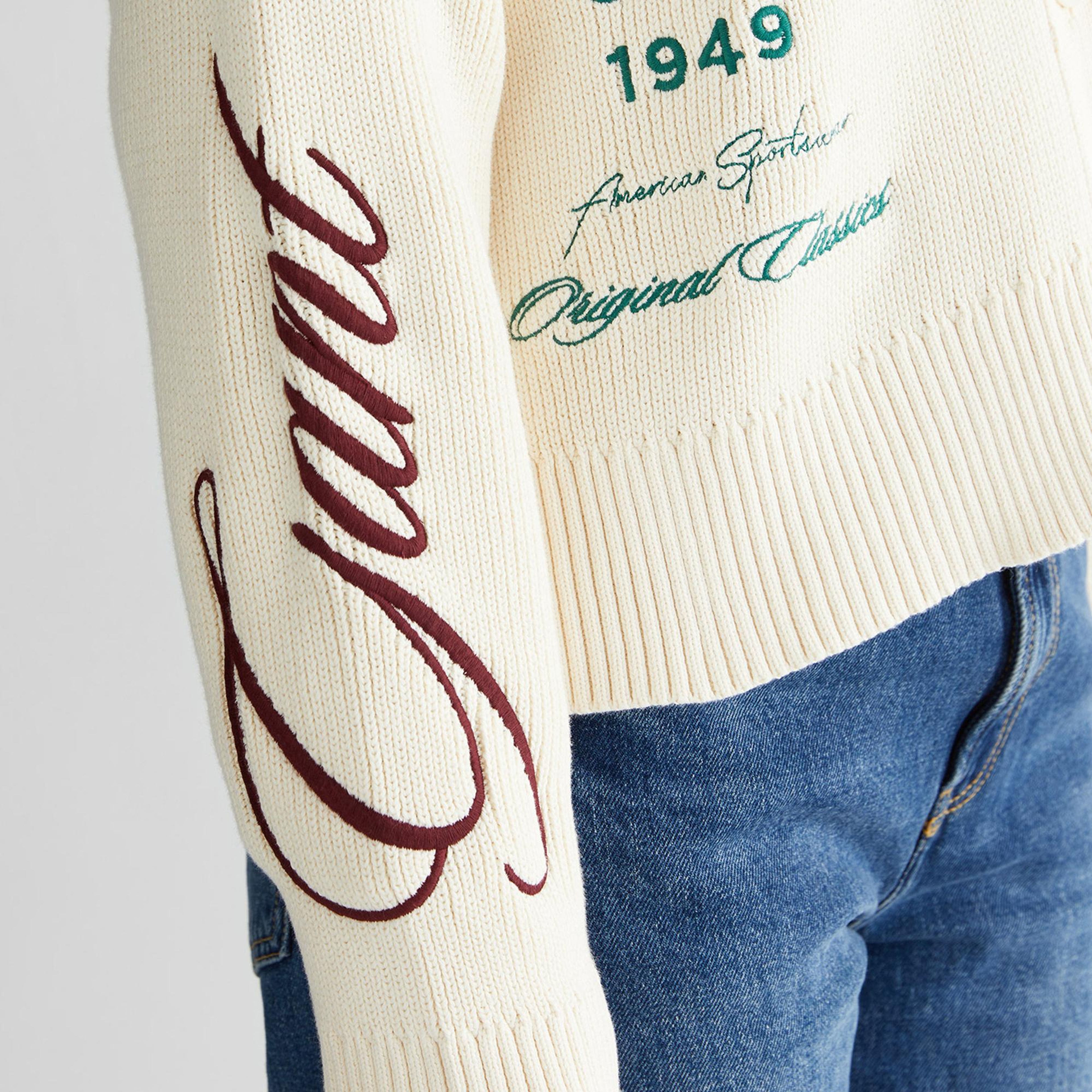 Gant embroidery college graphic tricot
