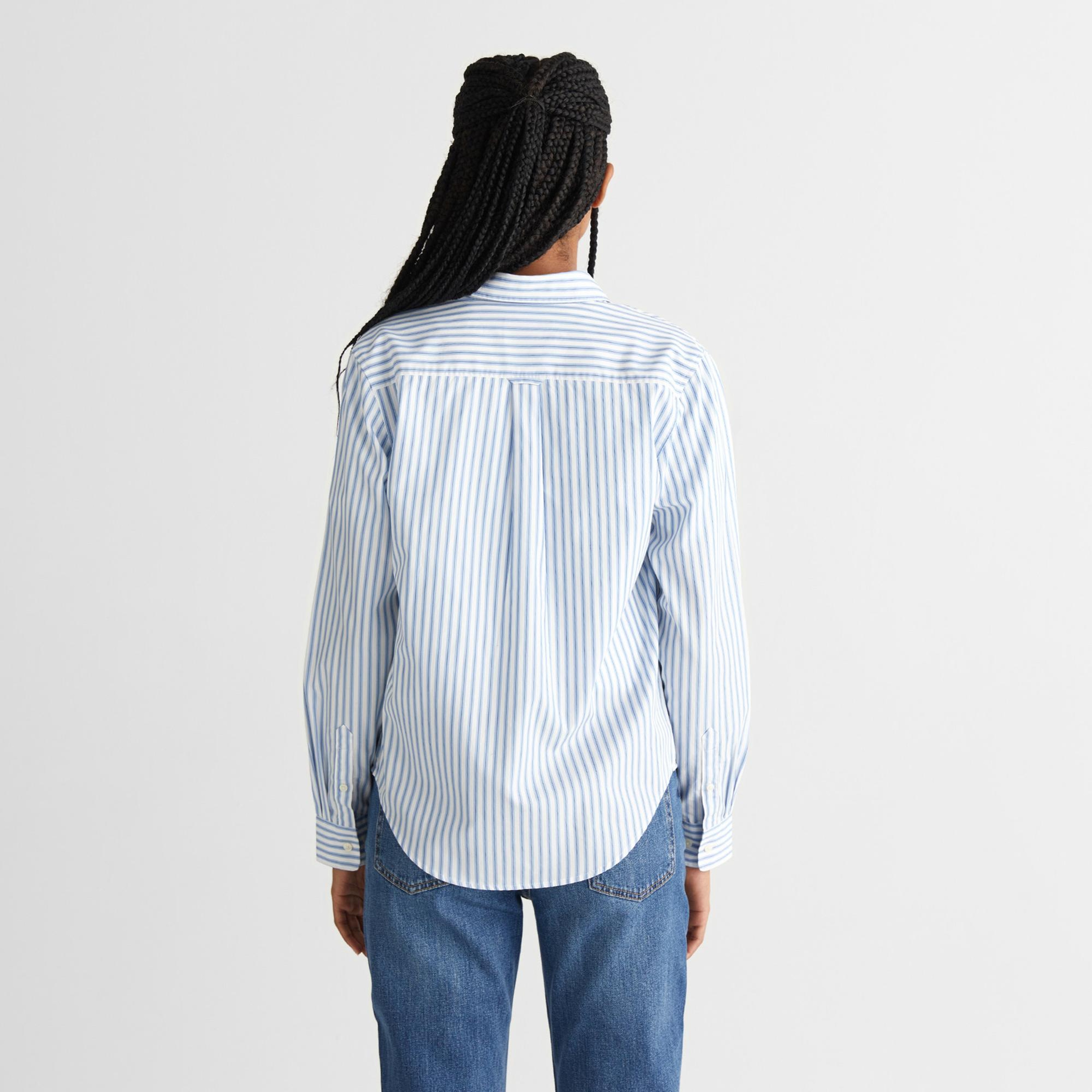 GANT Kadın Mavi Regular Fit Düğmeli Gömlek
