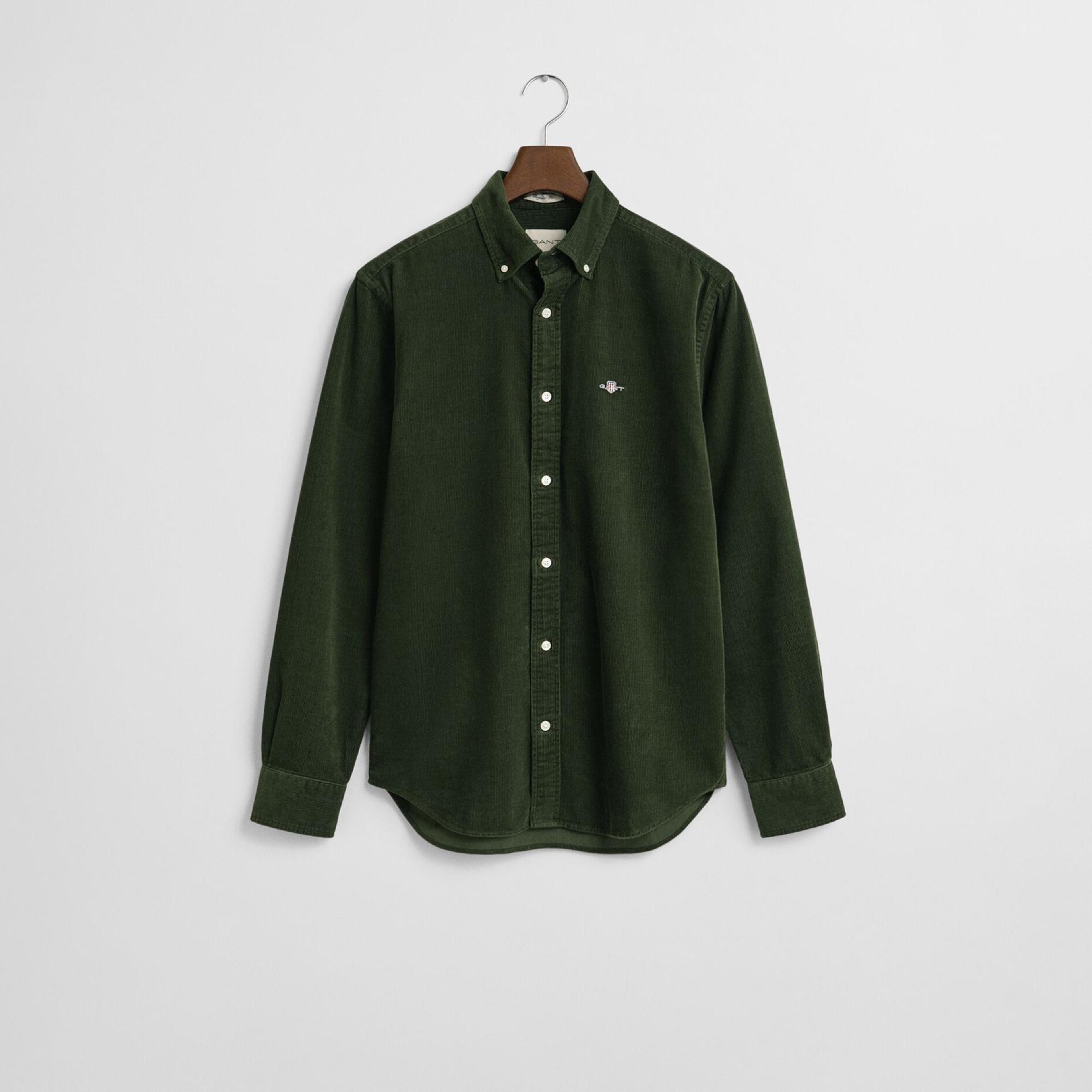 GANT Erkek Haki Regular Fit Düğmeli Gömlek