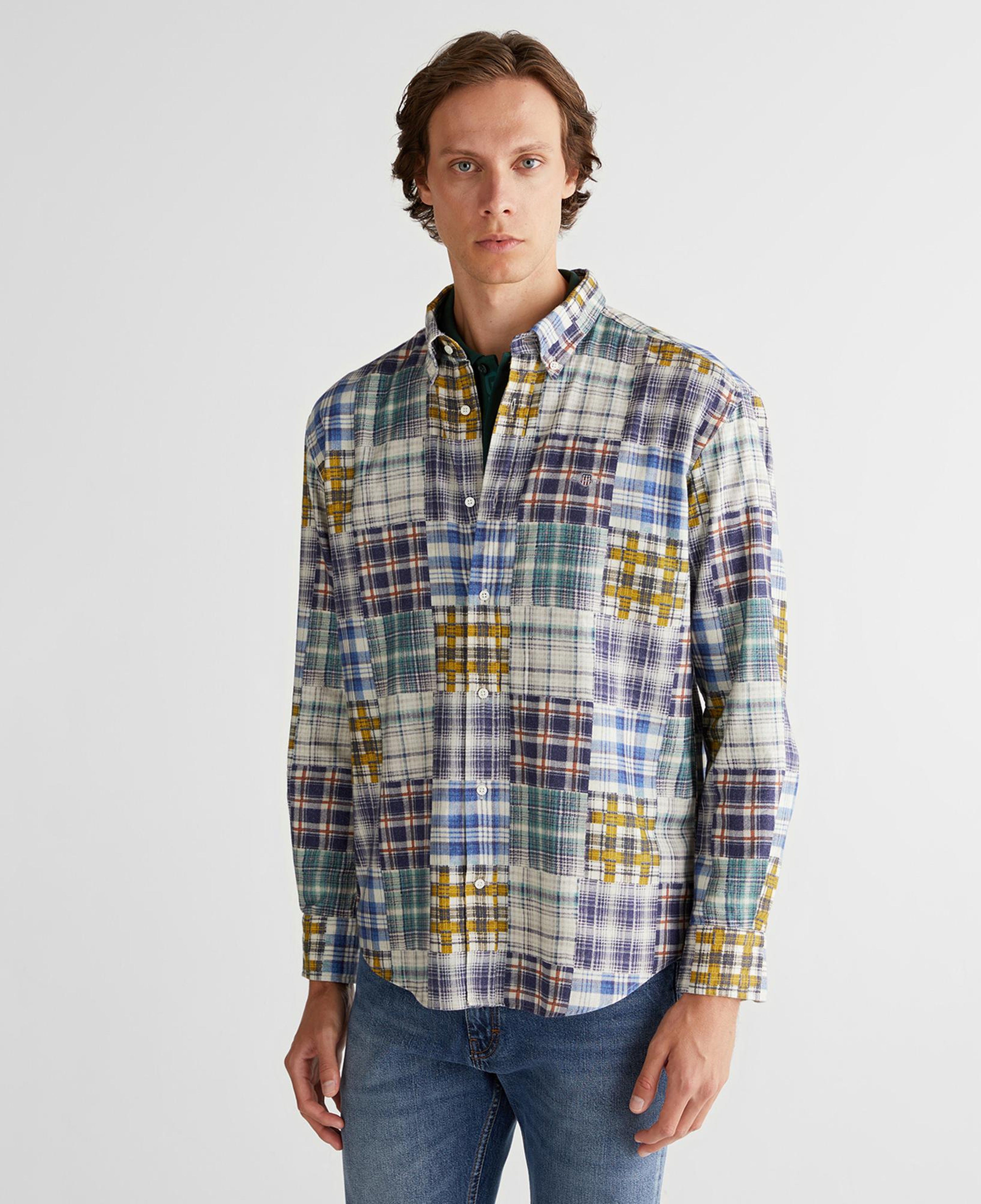 GANT Erkek Lacivert Relaxed Fit Gömlek