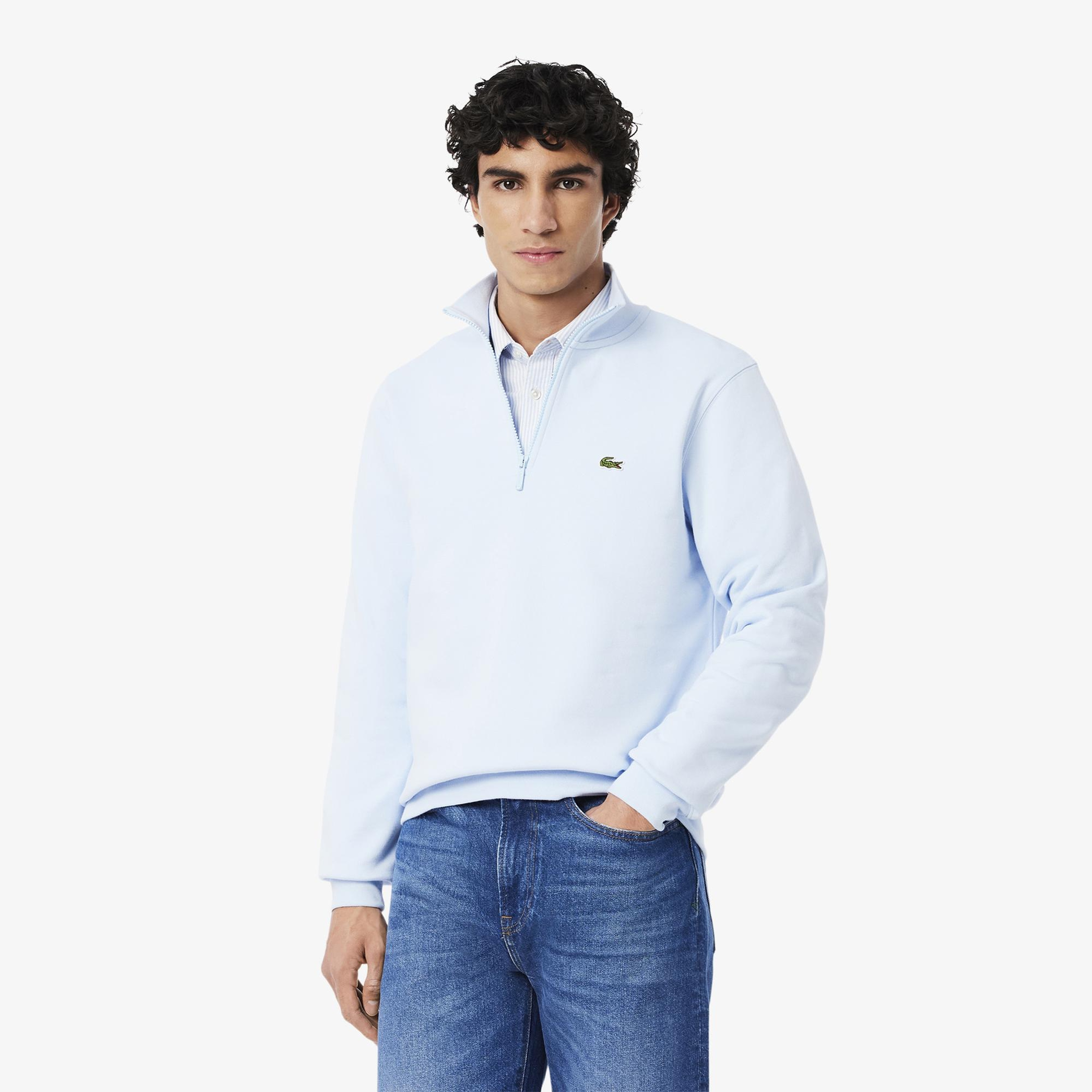 Lacoste Core Collection Erkek Mavi Sweatshirt