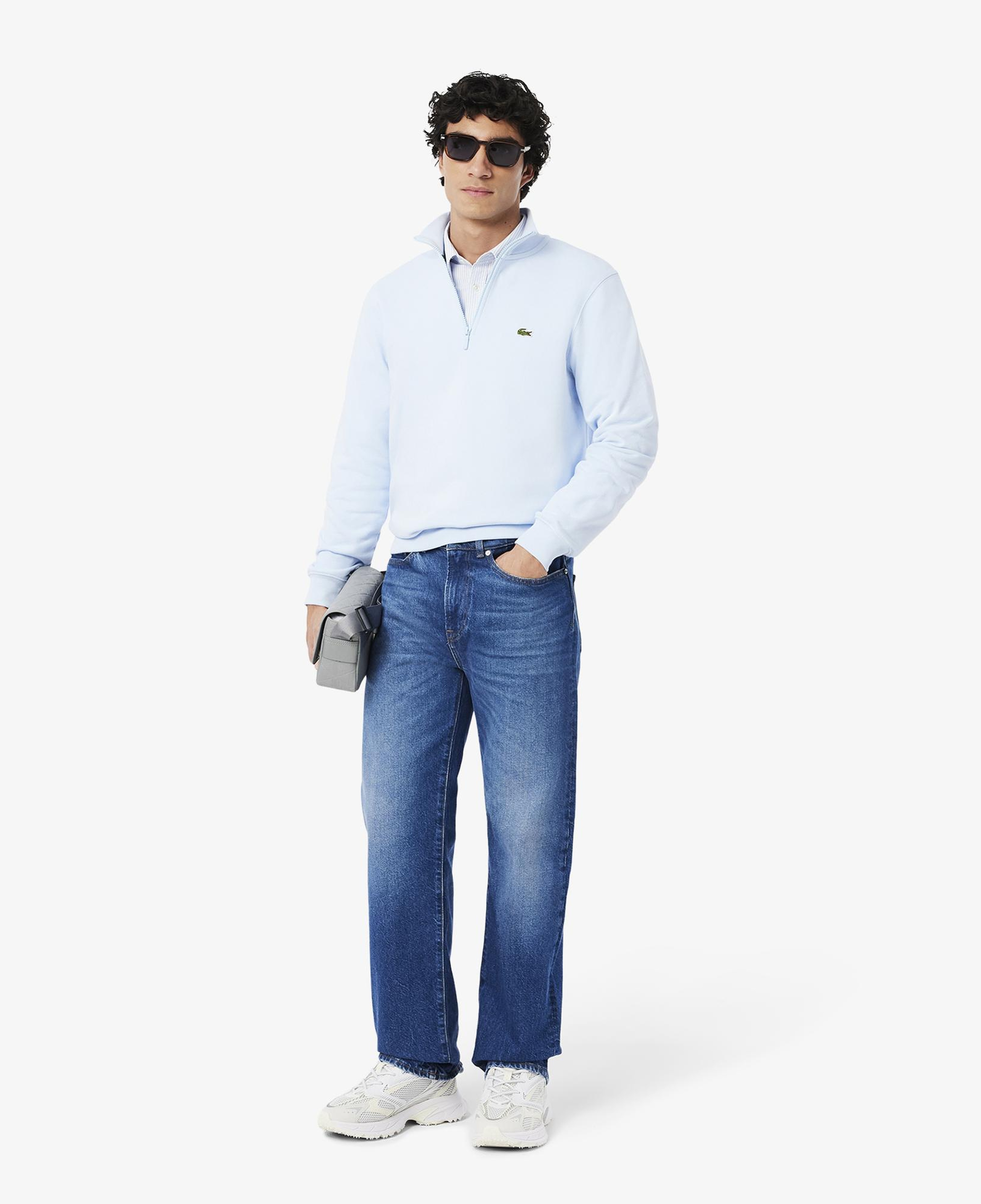 Lacoste Core Collection Erkek Mavi Sweatshirt