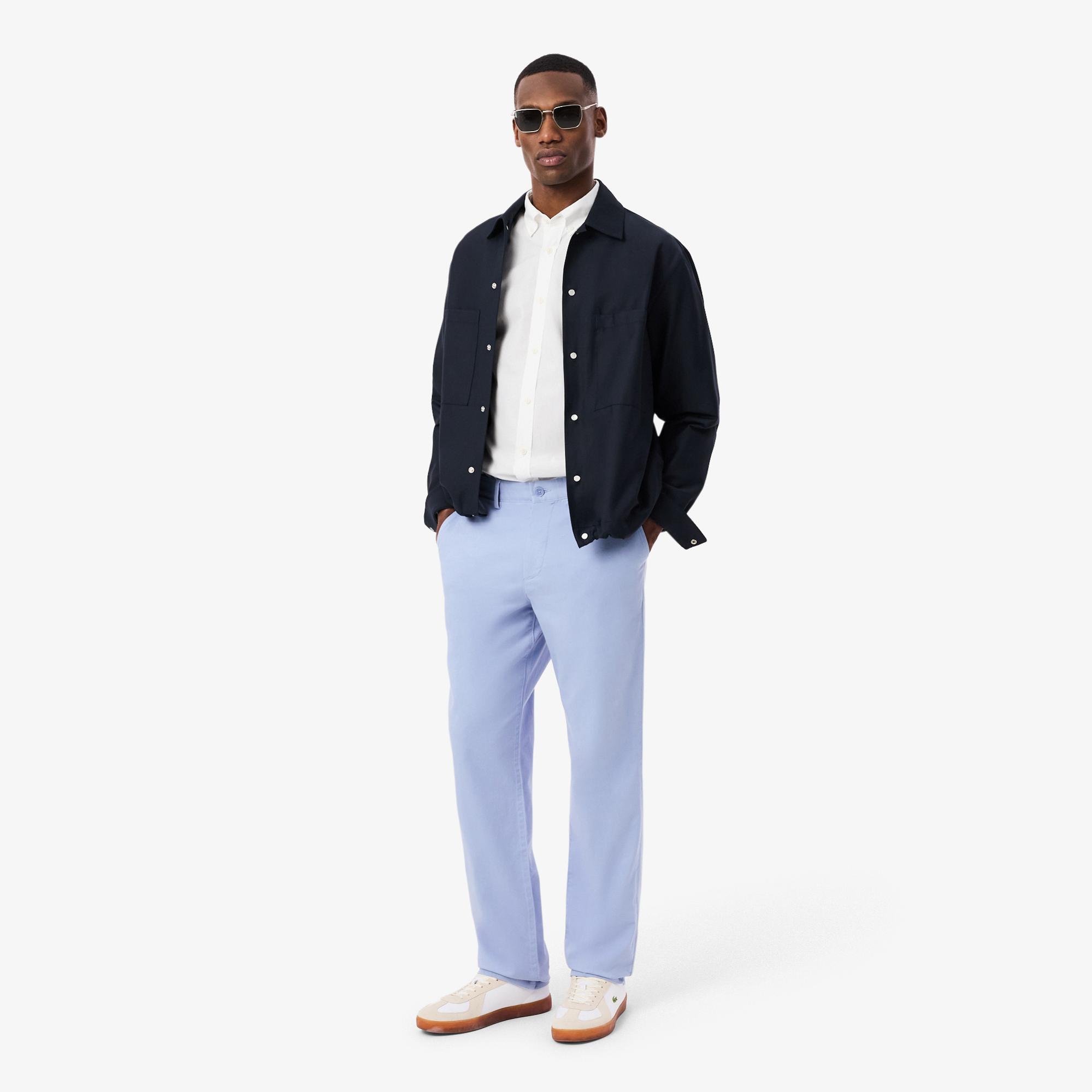 Lacoste Erkek Regular Fit Düğmeli Yaka Beyaz Gömlek