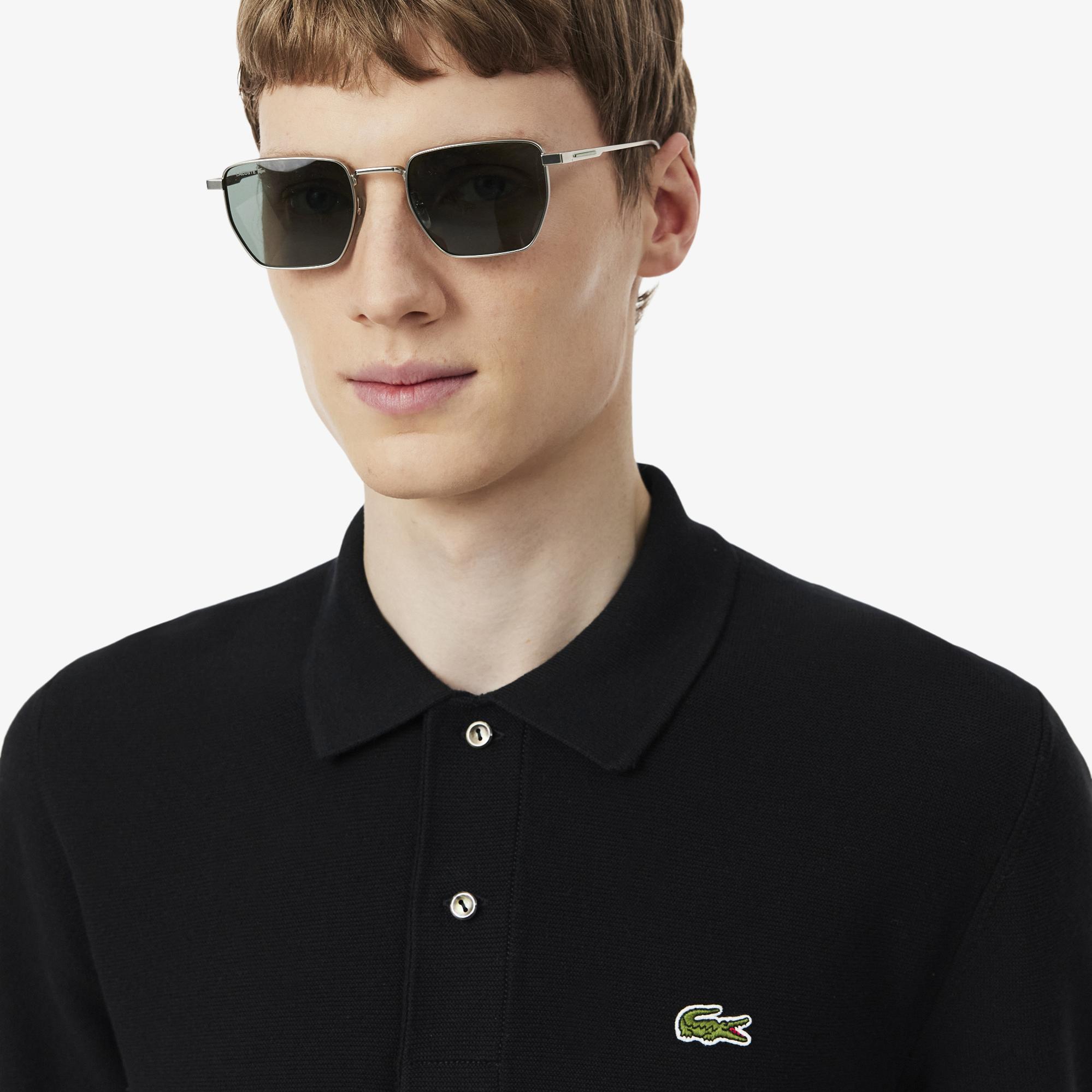 Lacoste Erkek Classic Fit Kısa Kollu Polo Yaka Siyah Triko