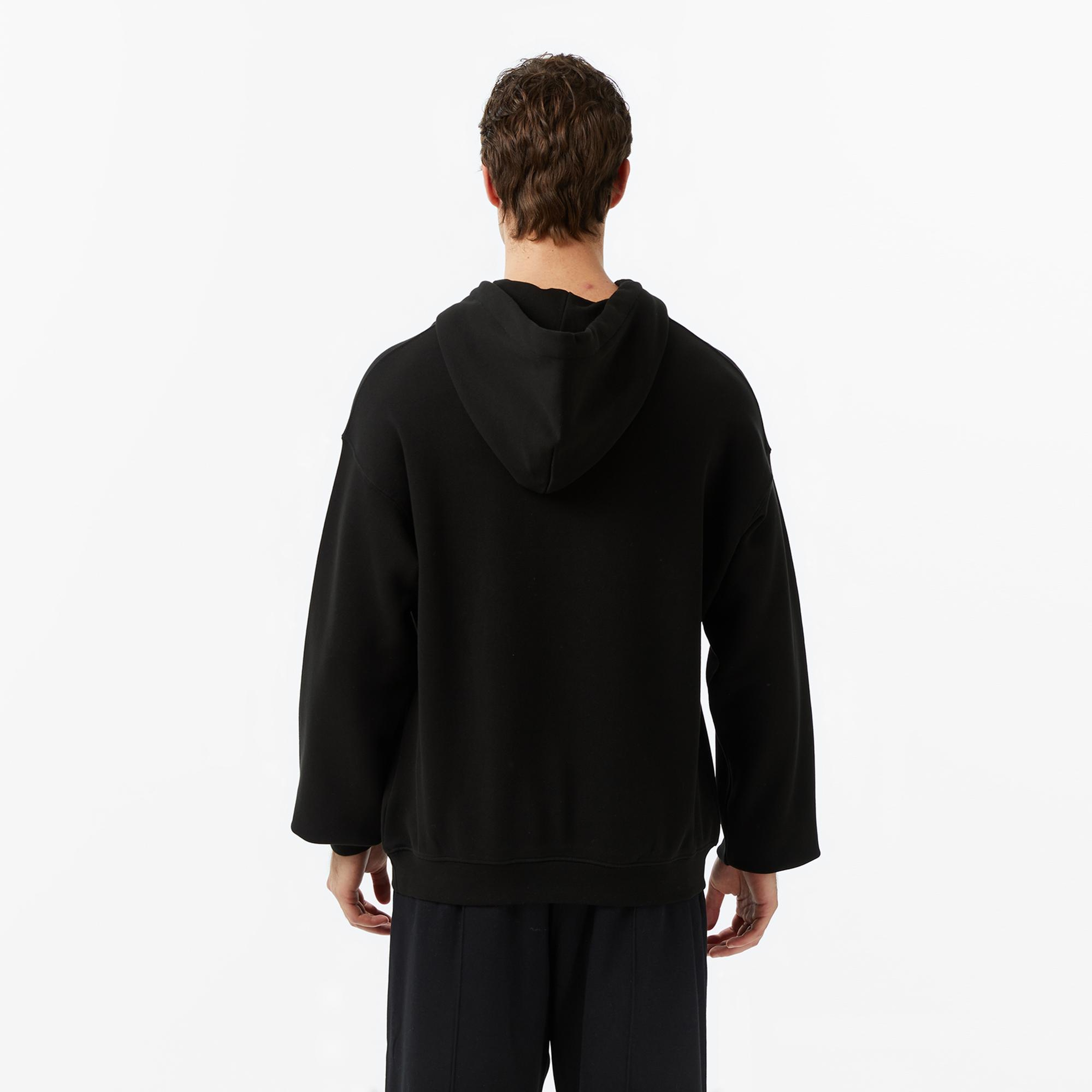 Lacoste Classic Erkek Siyah Sweatshirt