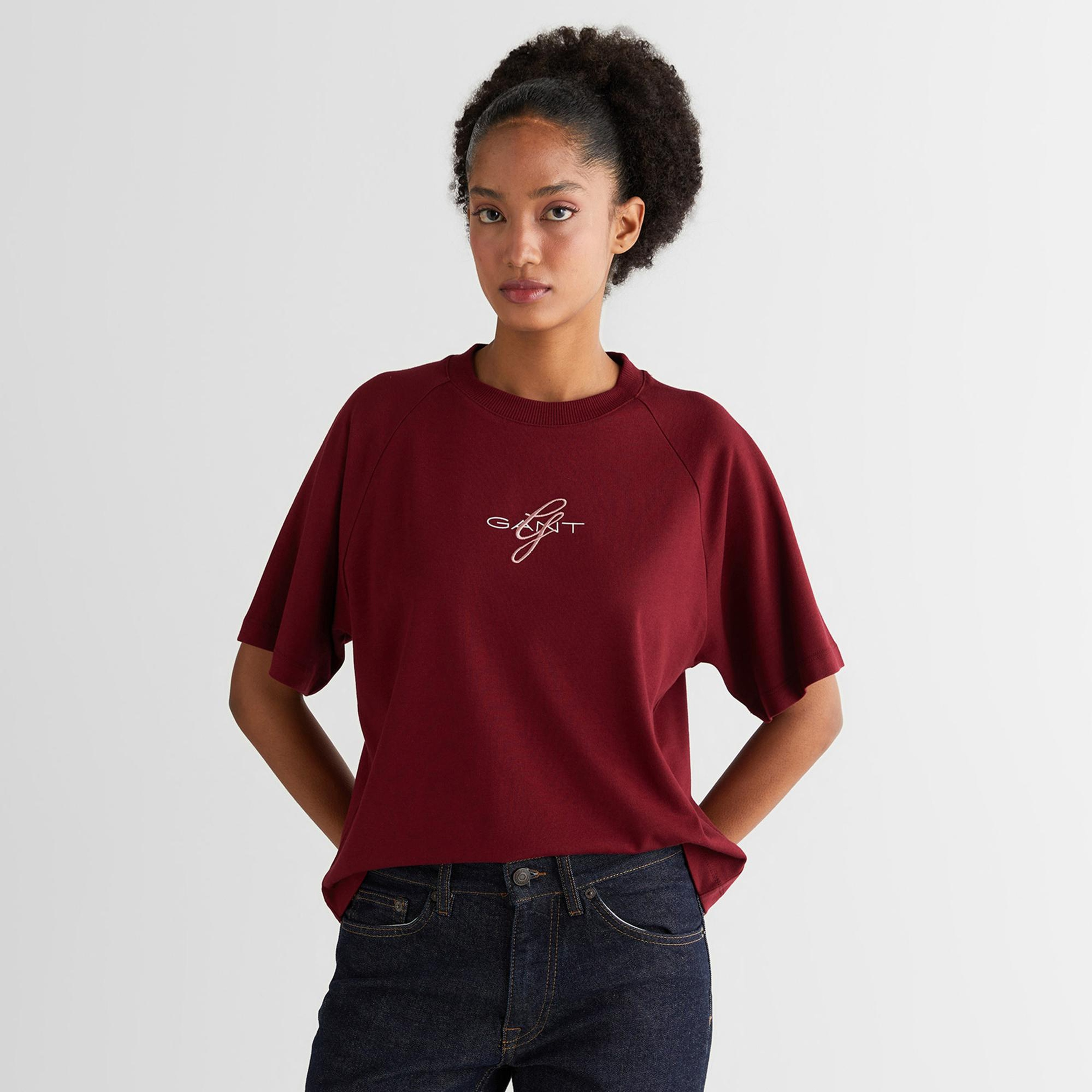 GANT Kadın Kırmızı T-Shirt
