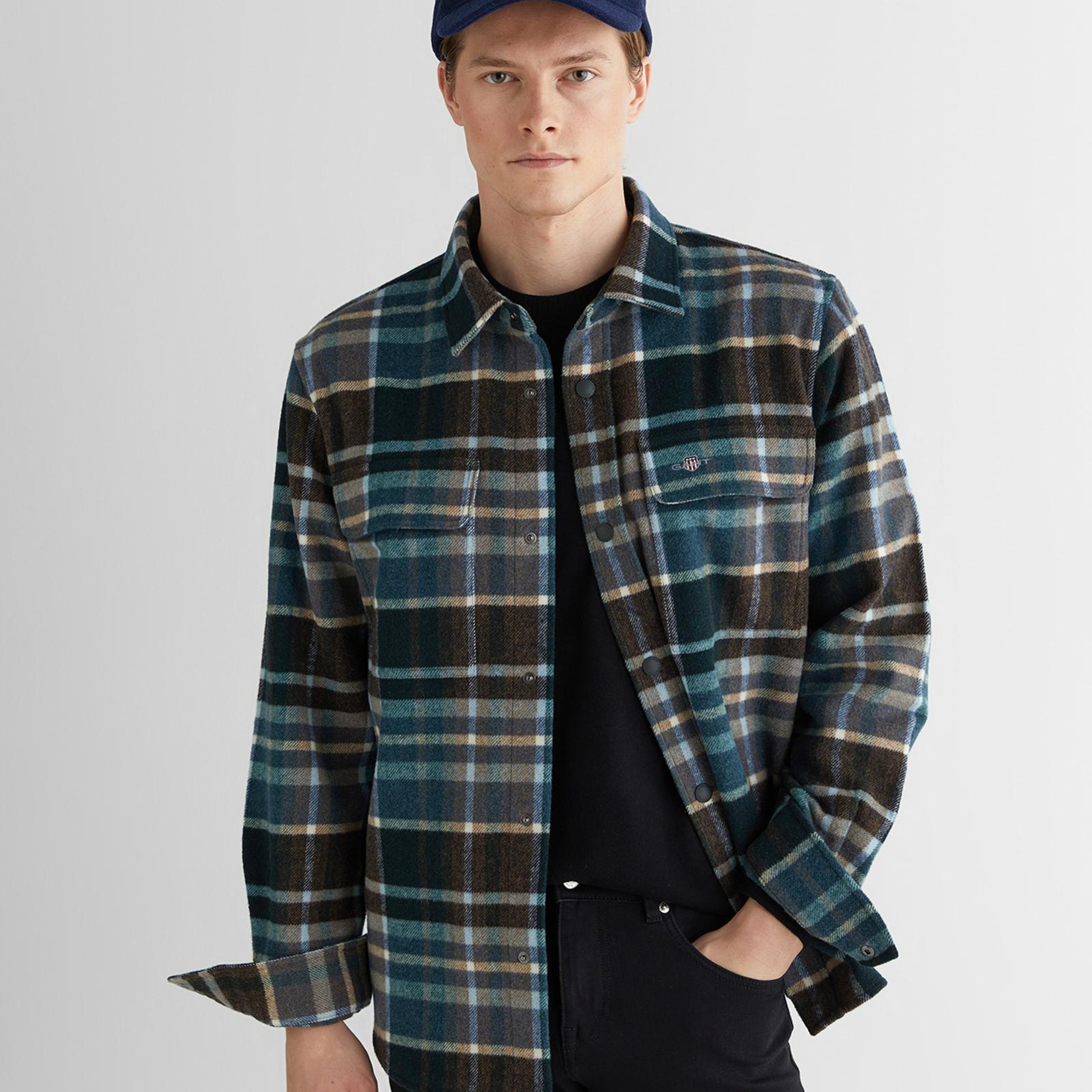 GANT Erkek Lacivert Gömlek