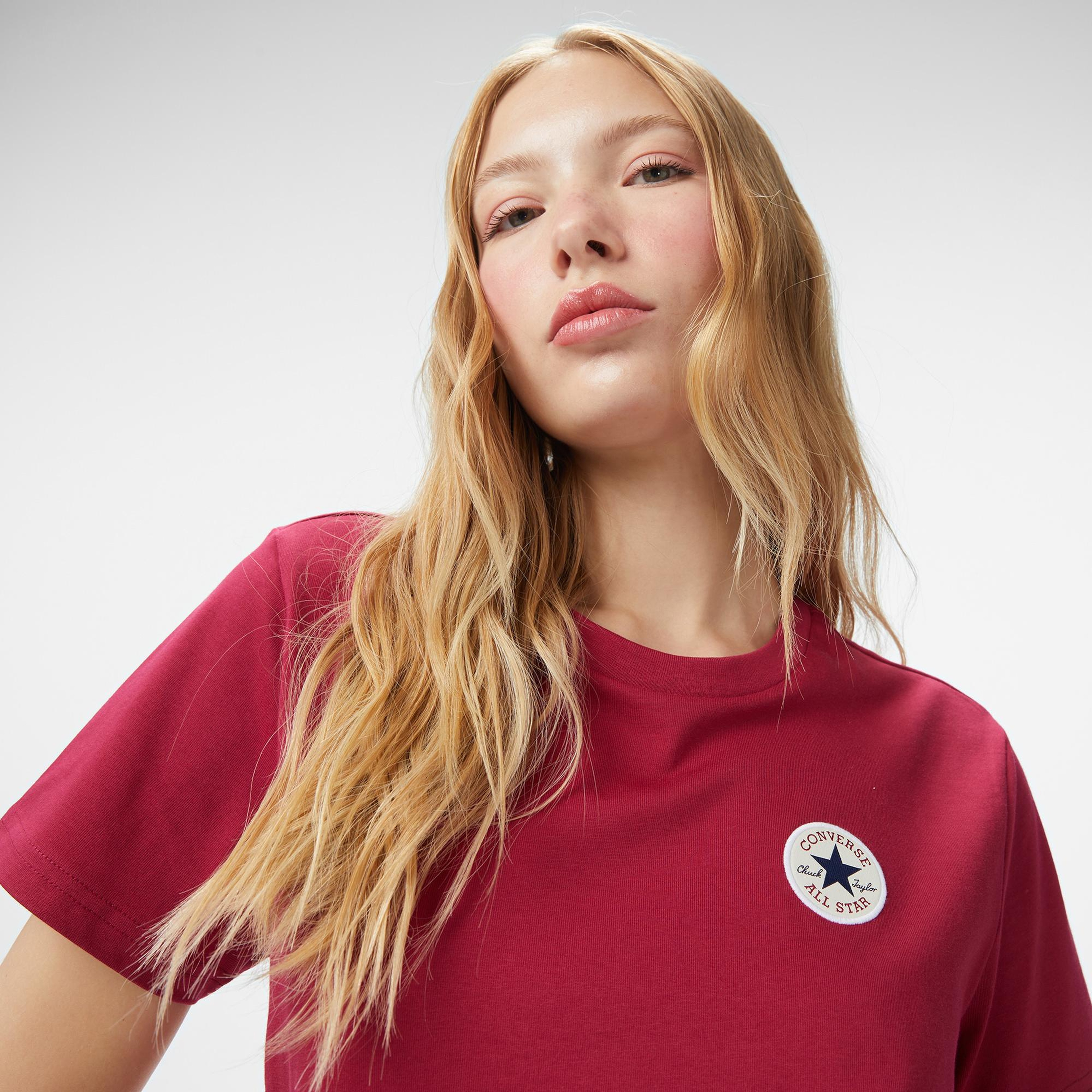 Converse Kadın Pembe T-Shirt