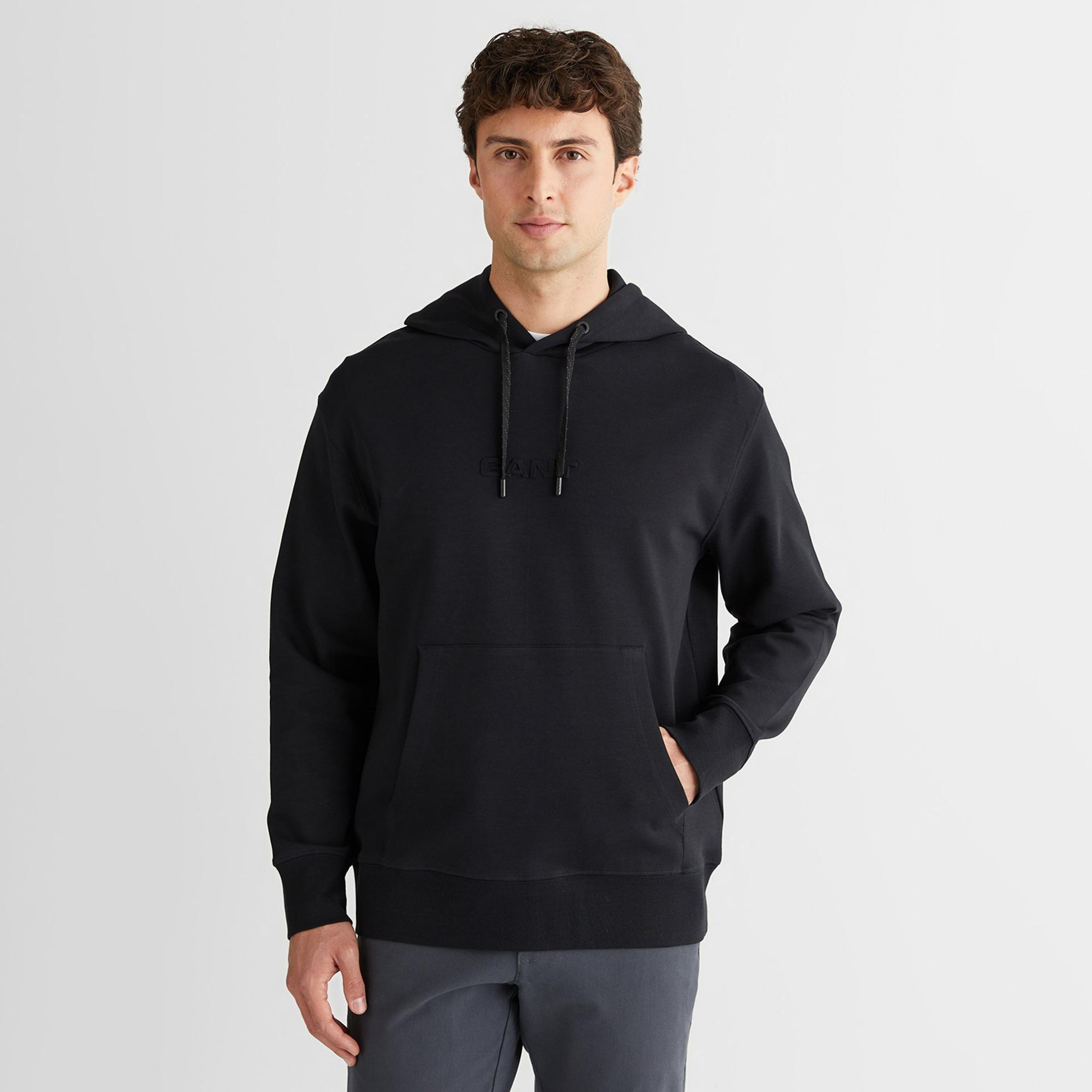 GANT Erkek Siyah Sweatshirt