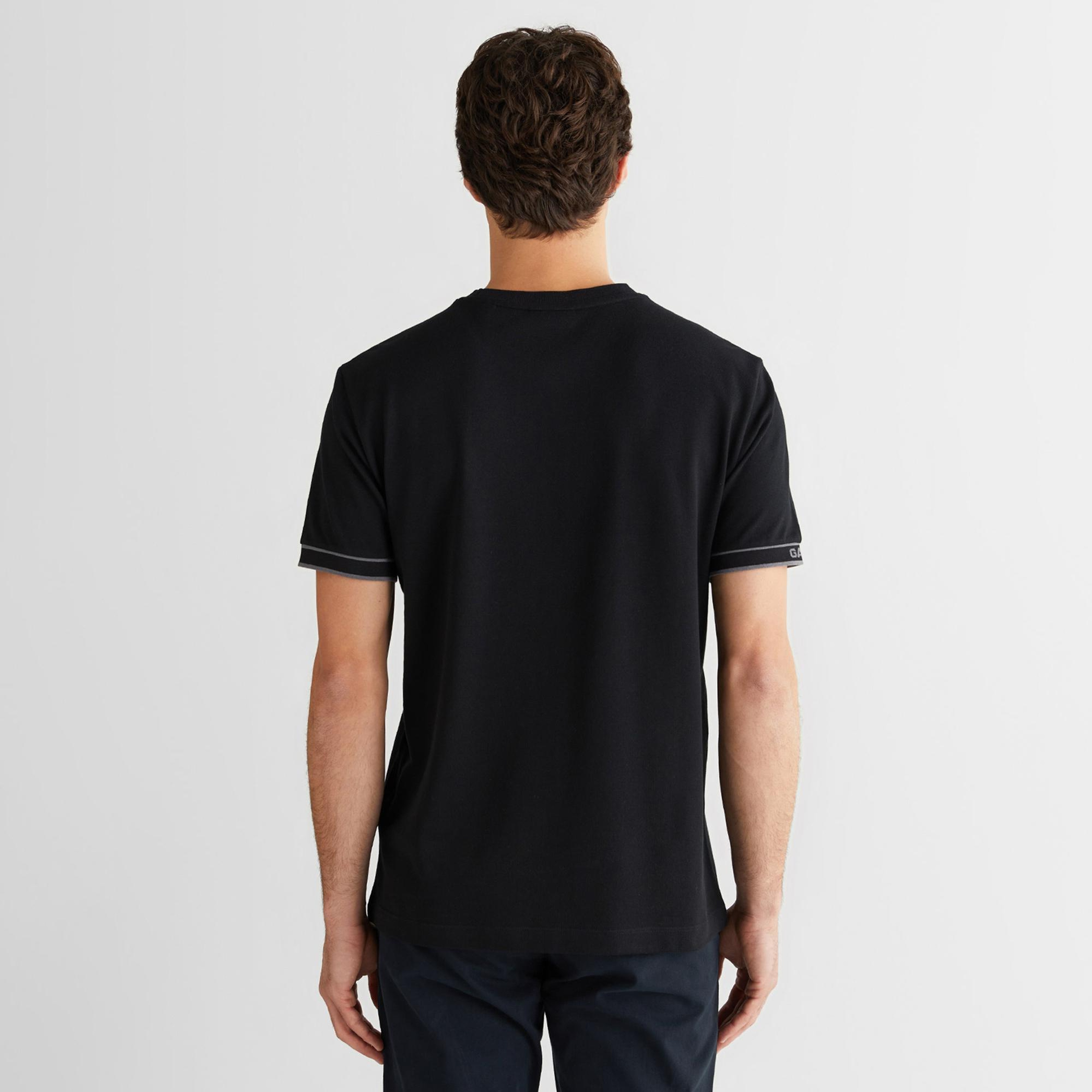 GANT Erkek Siyah T-Shirt