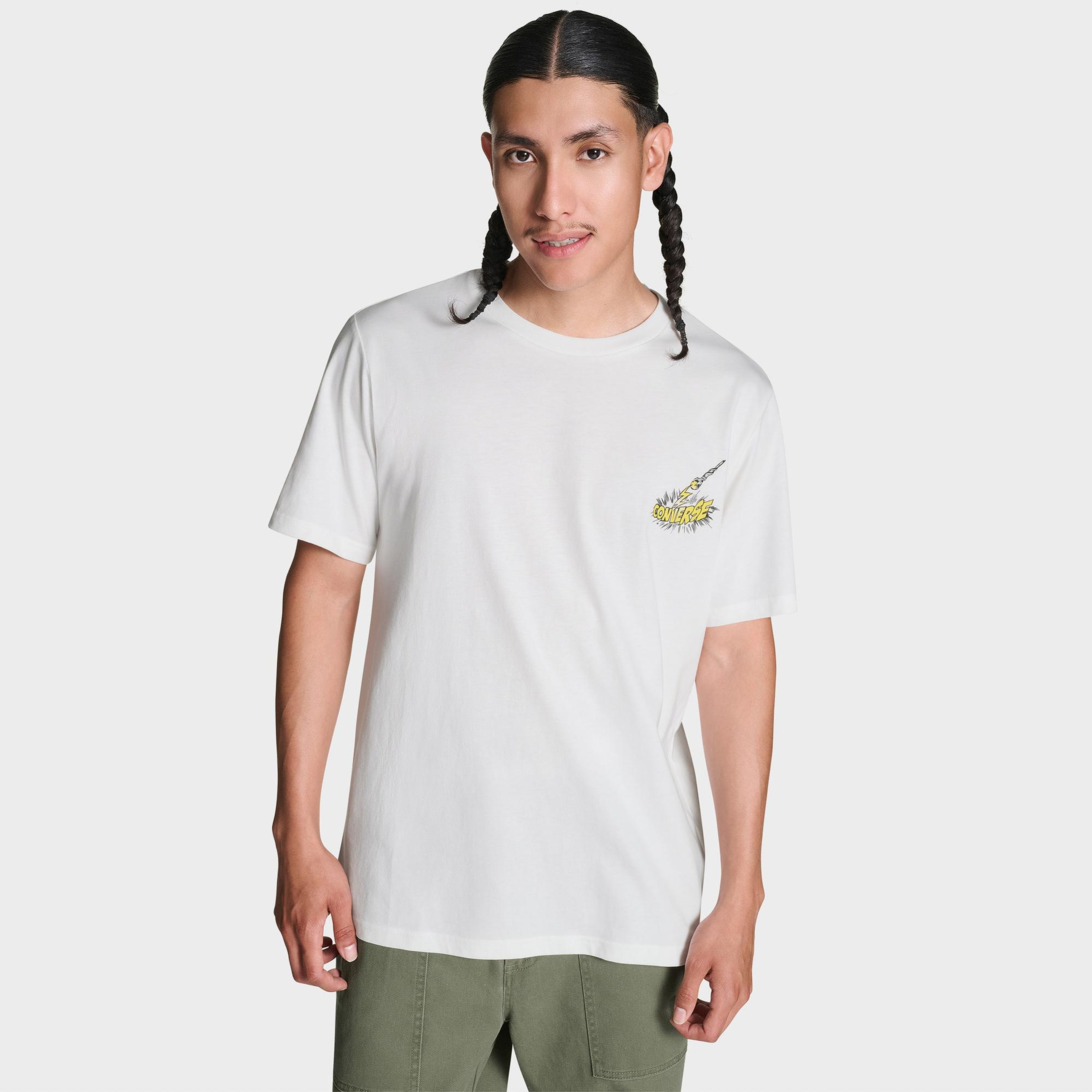 Converse Erkek Beyaz T-Shirt