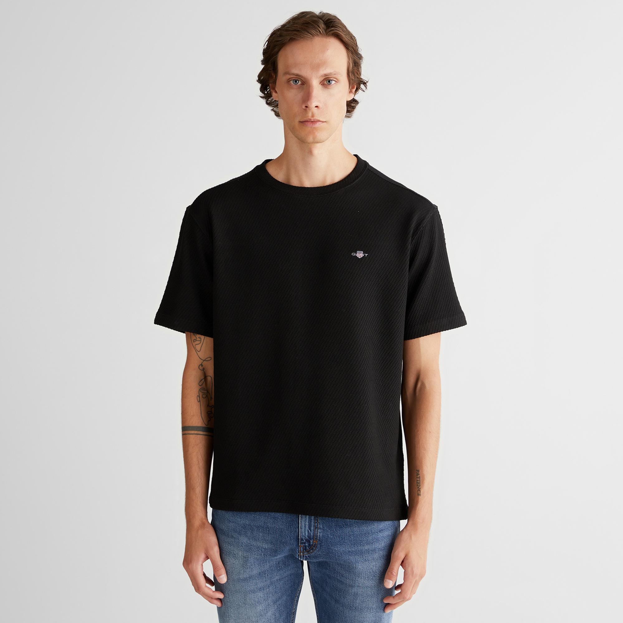 GANT Erkek Siyah T-Shirt