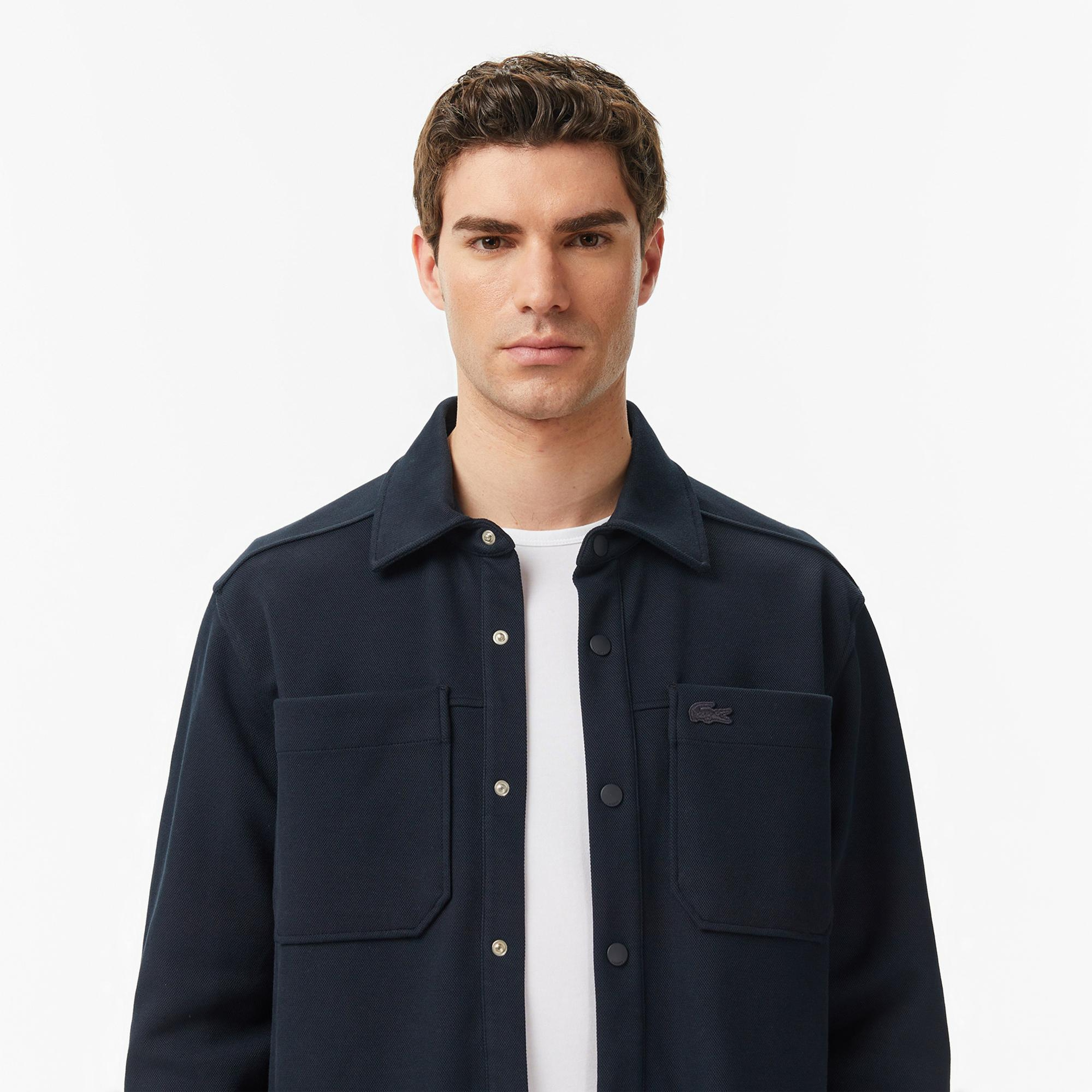 Lacoste Erkek Regular Fit Lacivert Gömlek