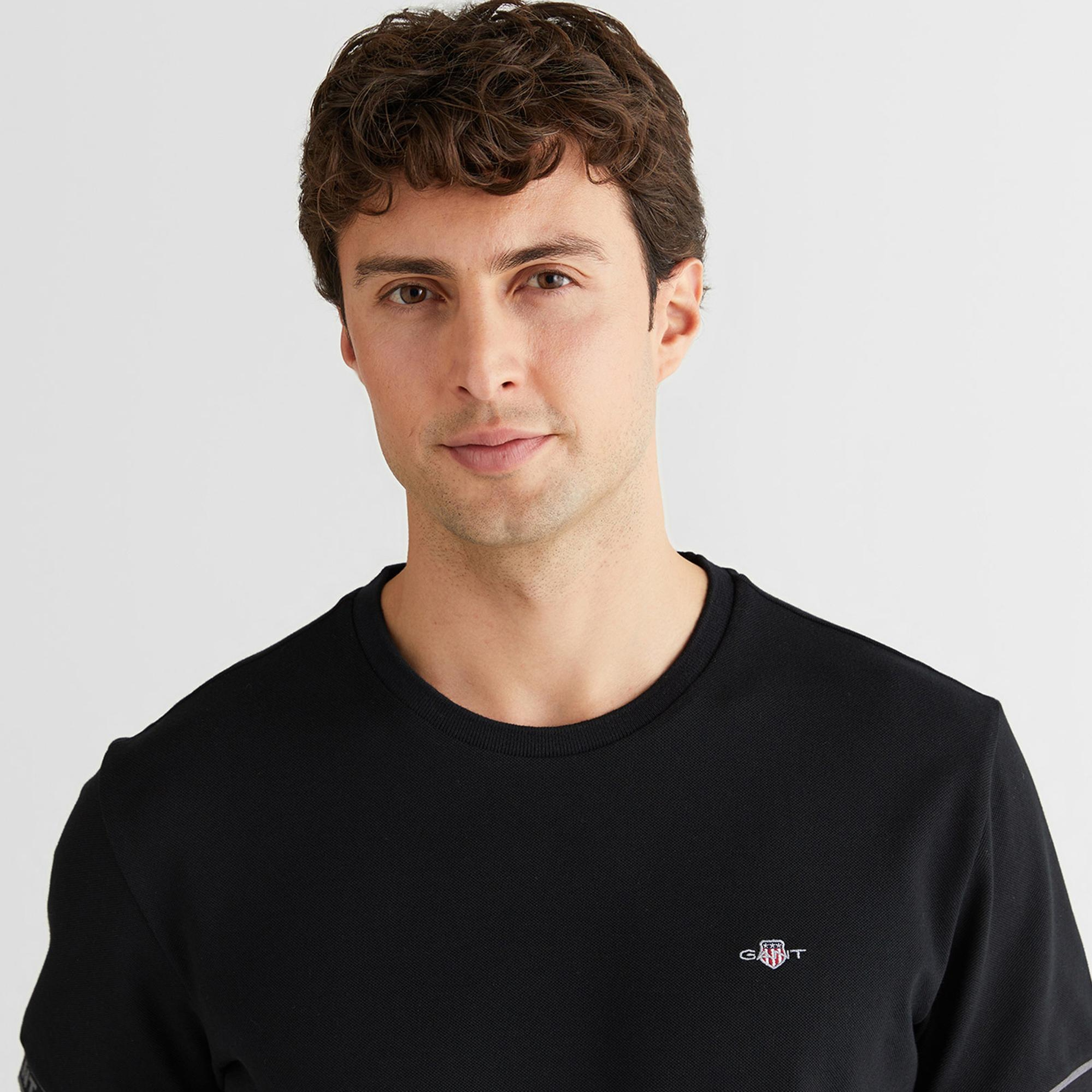 GANT Erkek Siyah T-Shirt