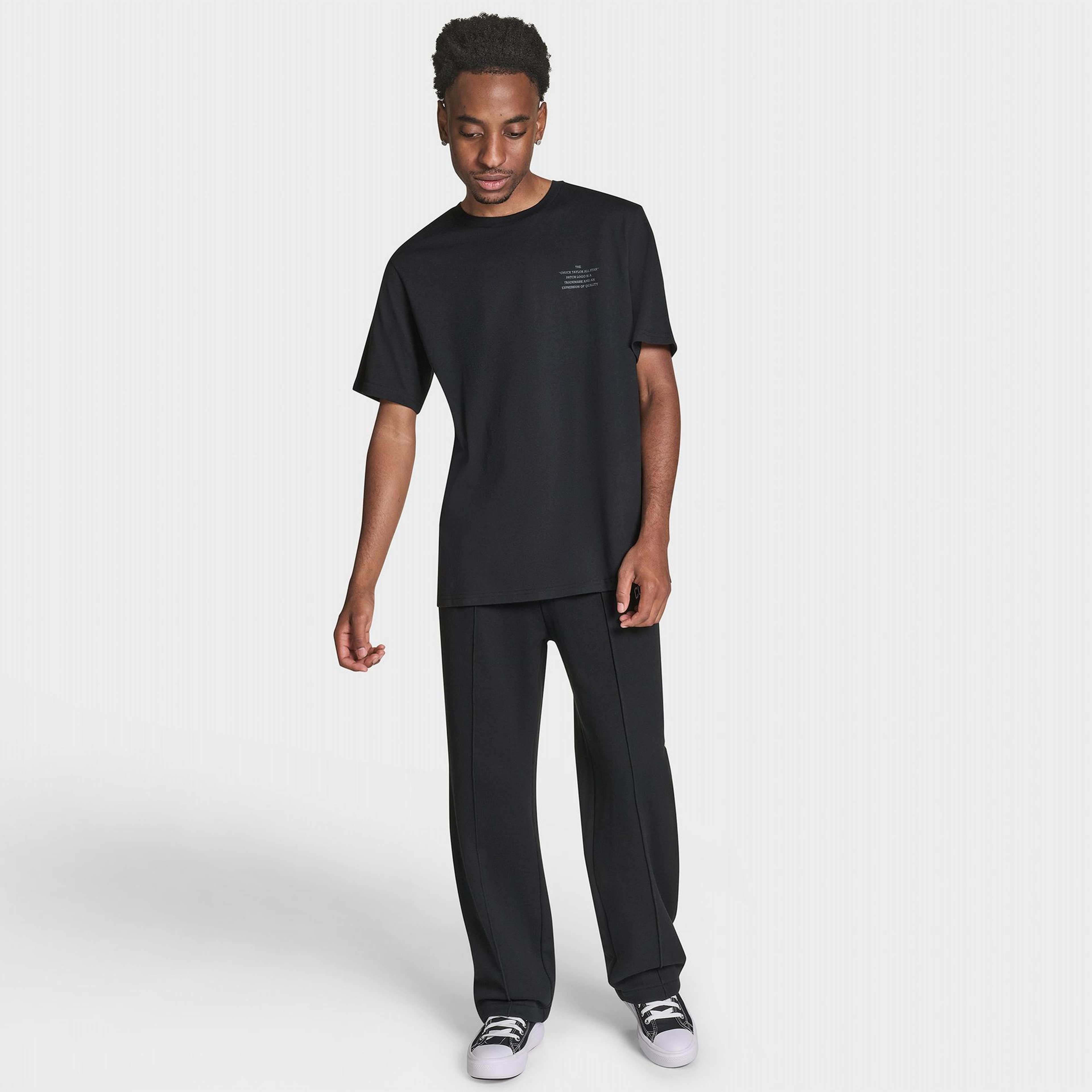 Converse Erkek Siyah T-Shirt