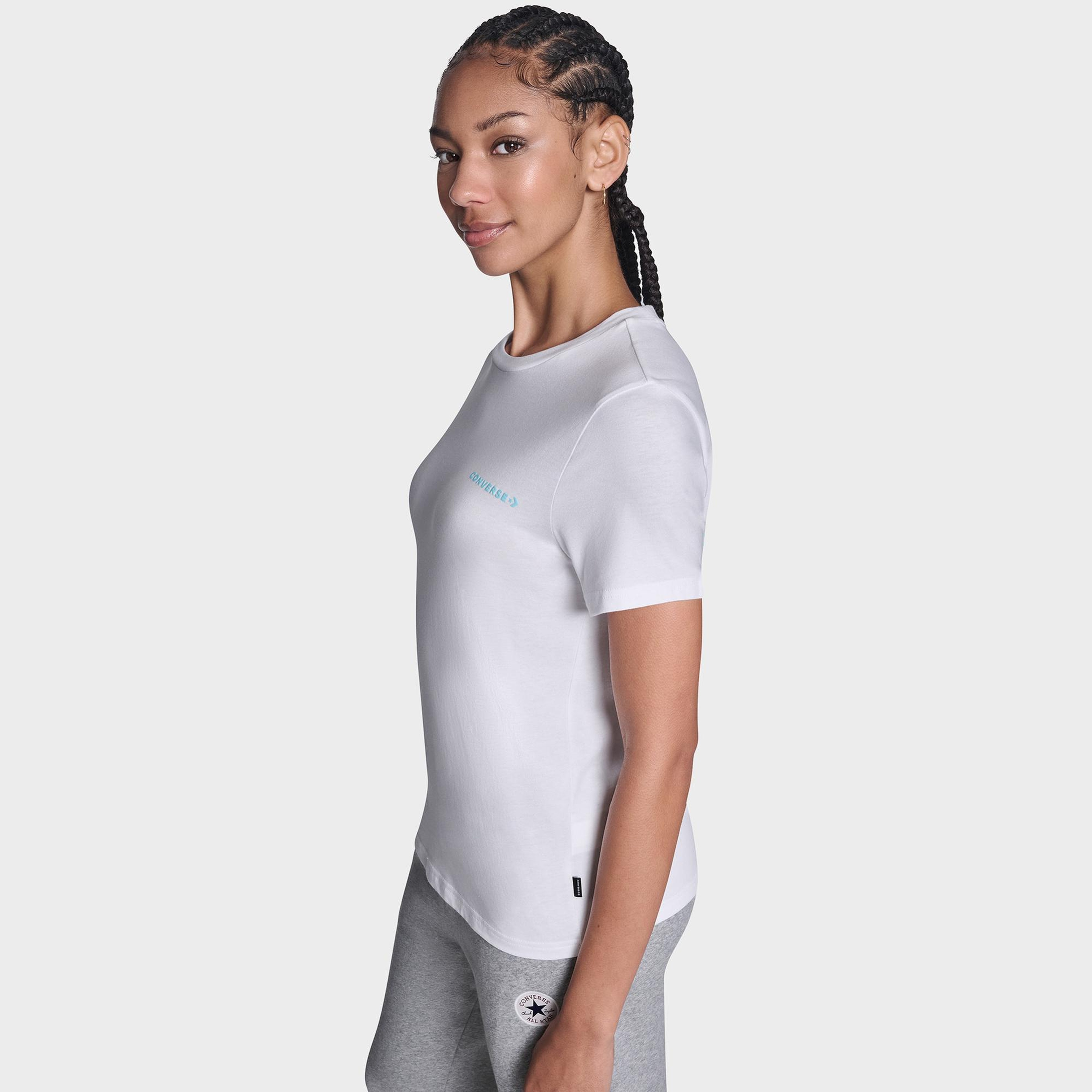 Converse Kadın Beyaz T-Shirt