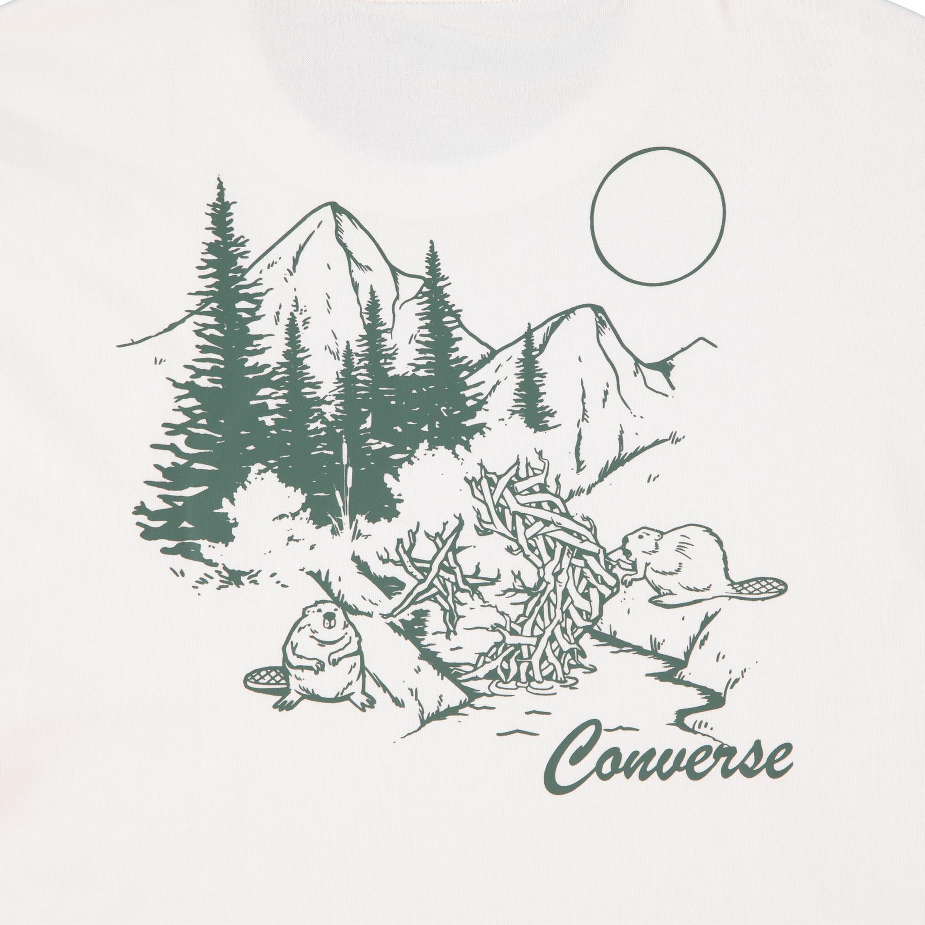 Converse Erkek Beyaz T-Shirt