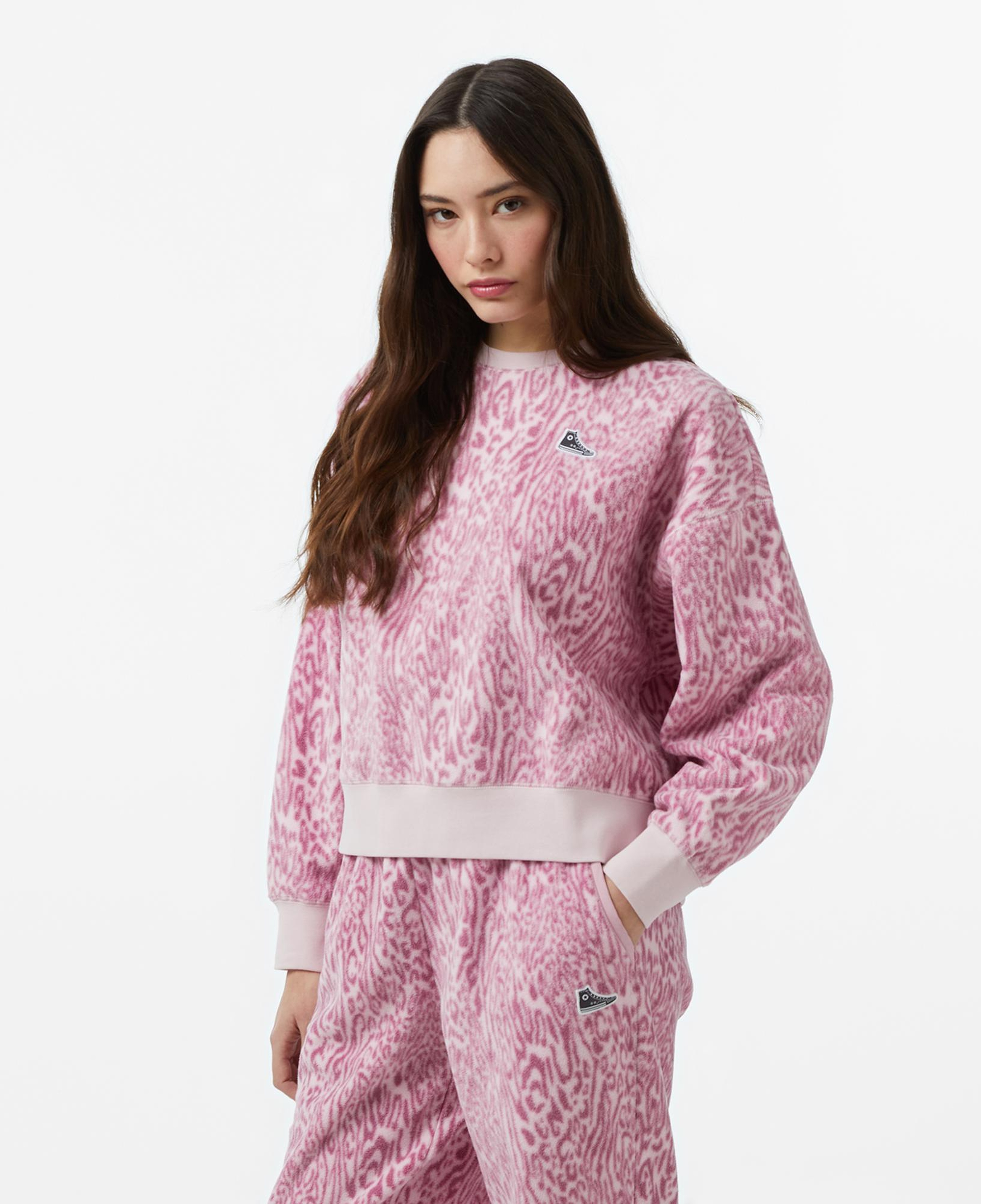 Converse Kadın Pembe Sweatshirt