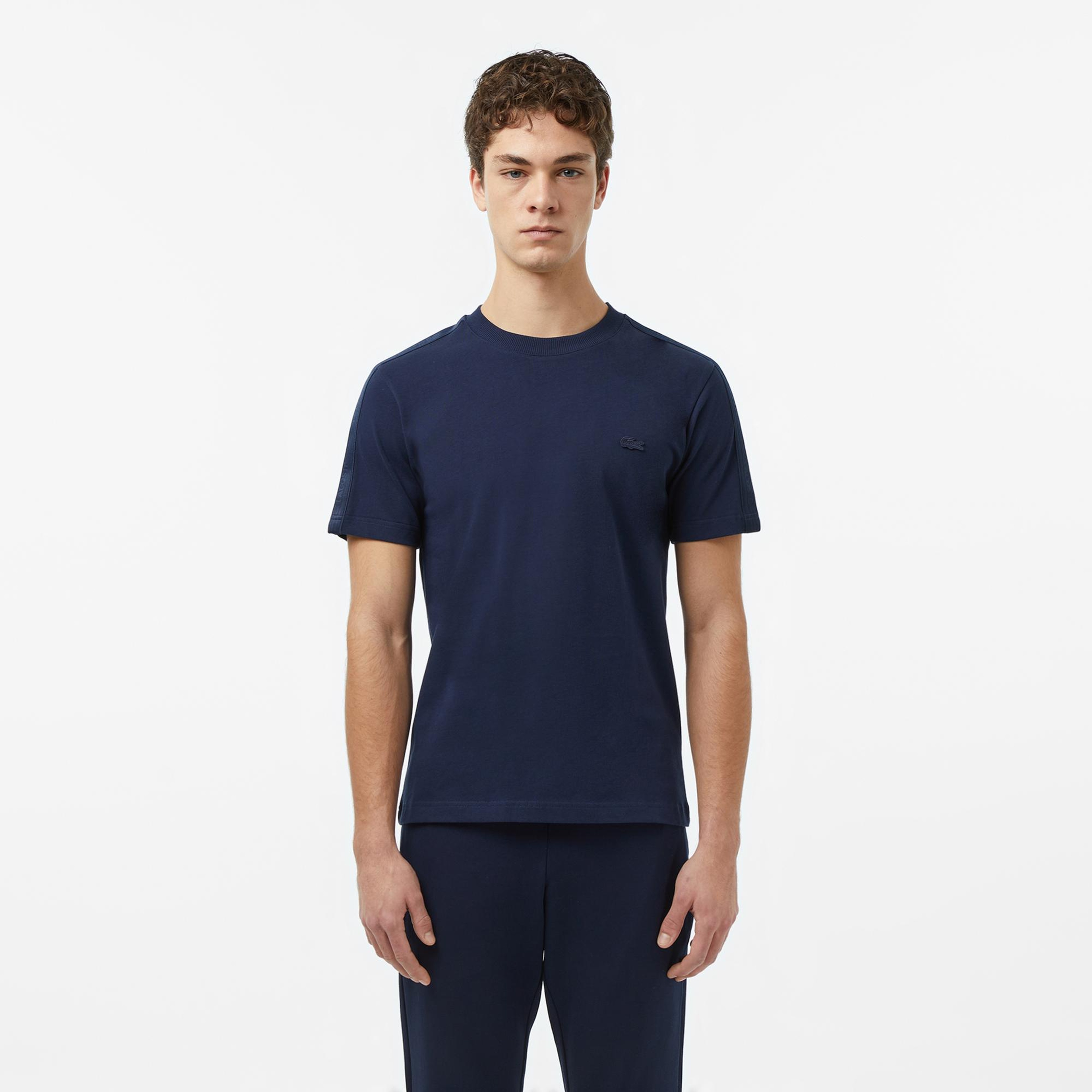 Lacoste Erkek Regular Fit Bisiklet Yaka Lacivert T-Shirt