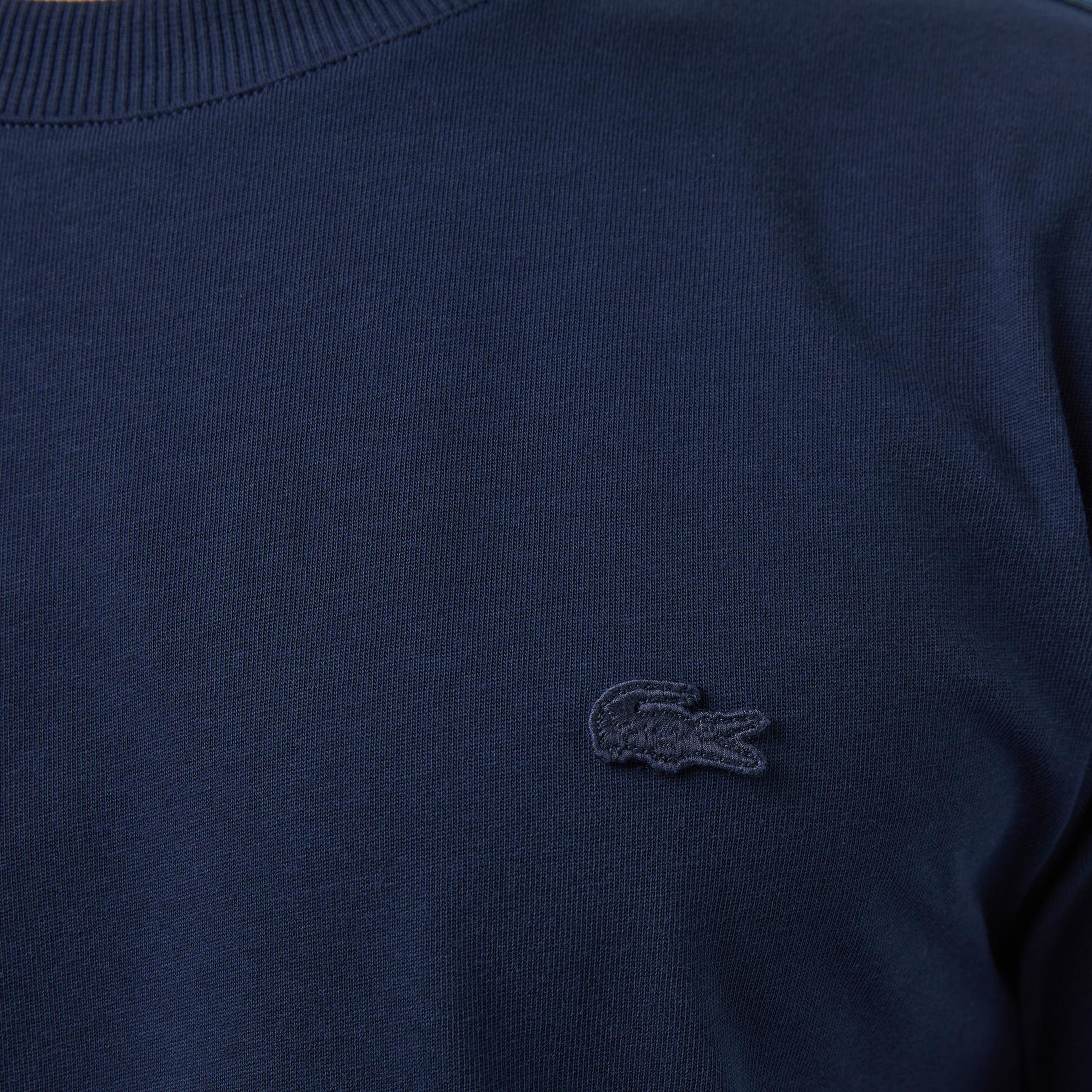 Lacoste Erkek Regular Fit Bisiklet Yaka Lacivert T-Shirt