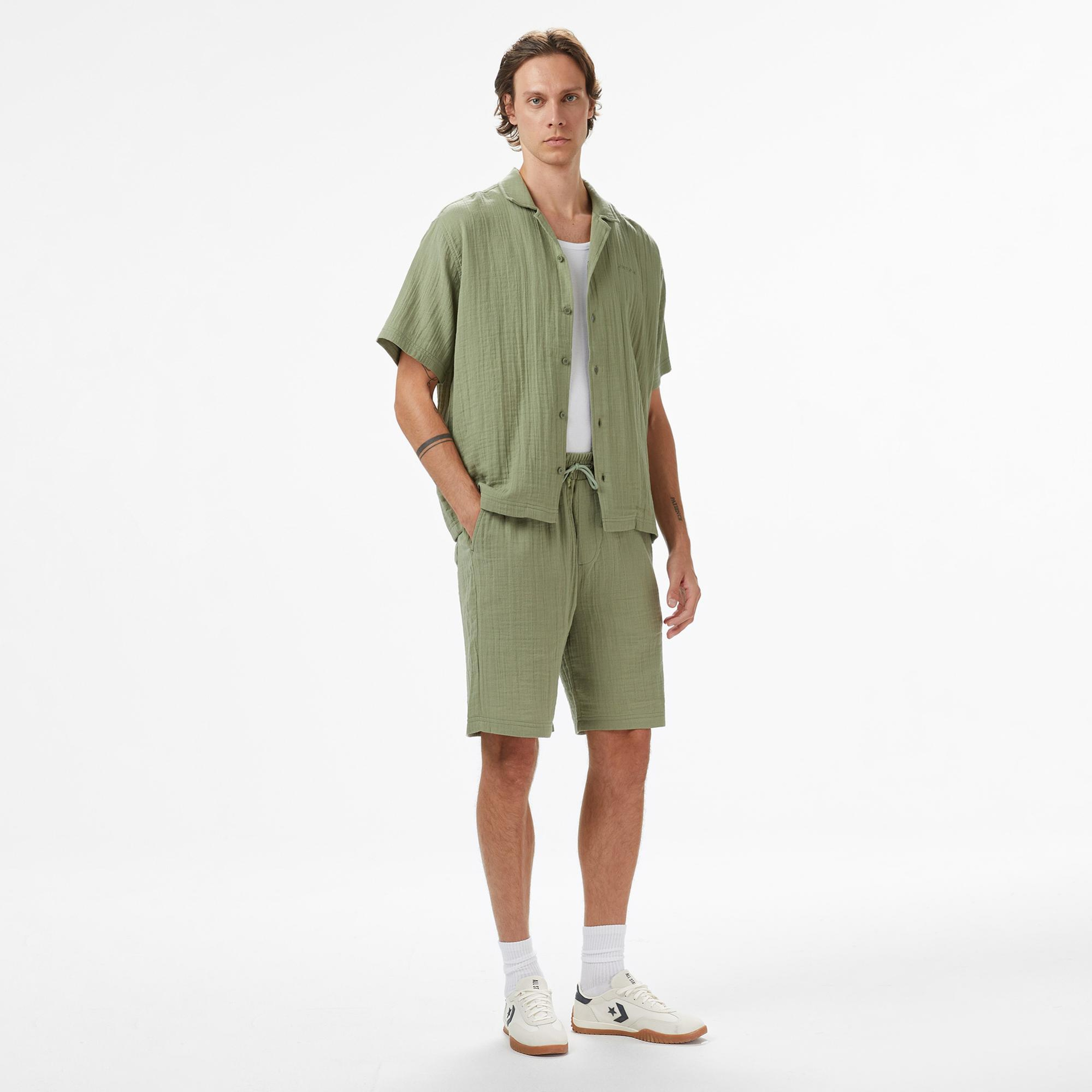 UNITED4 Erkek Haki Gömlek