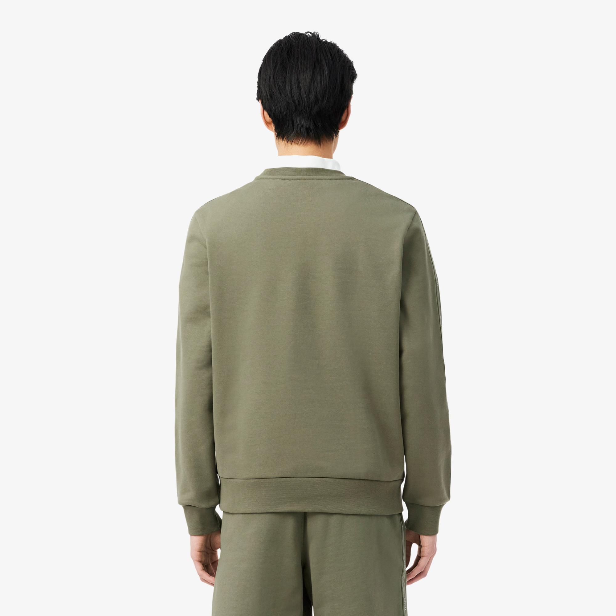 Lacoste Erkek Classic Fit Bisiklet Yaka Haki Sweatshirt