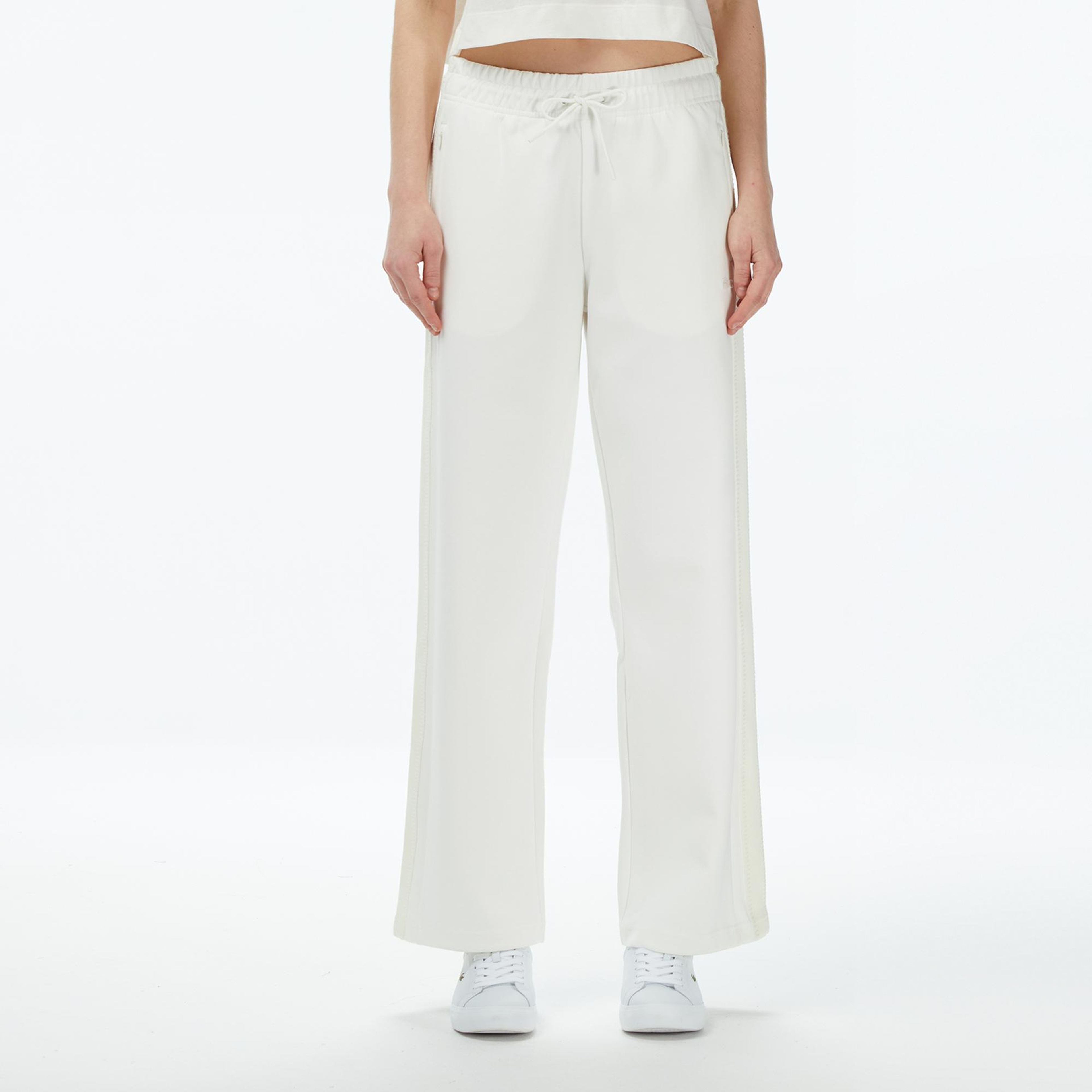 Lacoste Kadın Regular Fit Krem Eşofman Altı