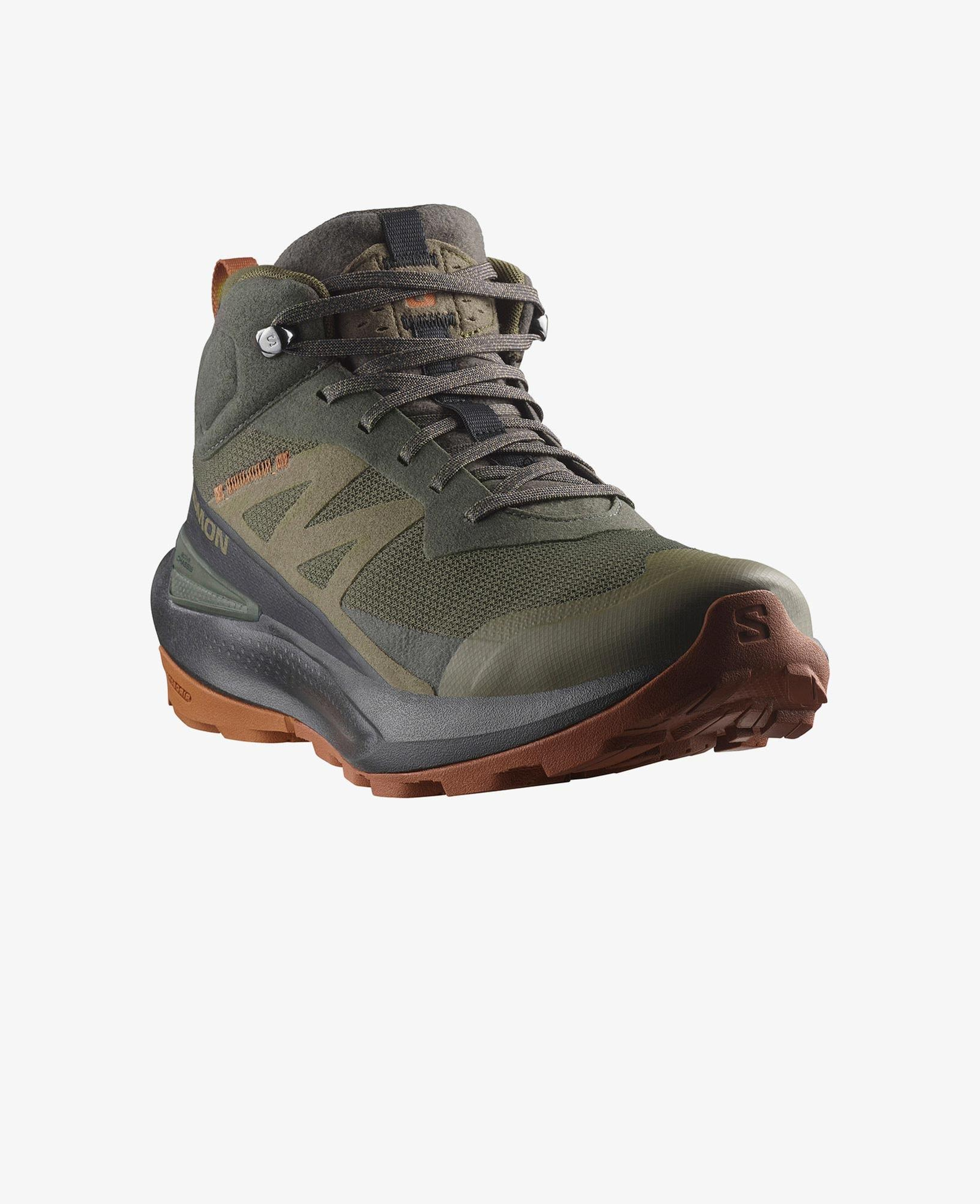 Salomon Elixir Activ Mid Gore-Tex Erkek Haki Bot