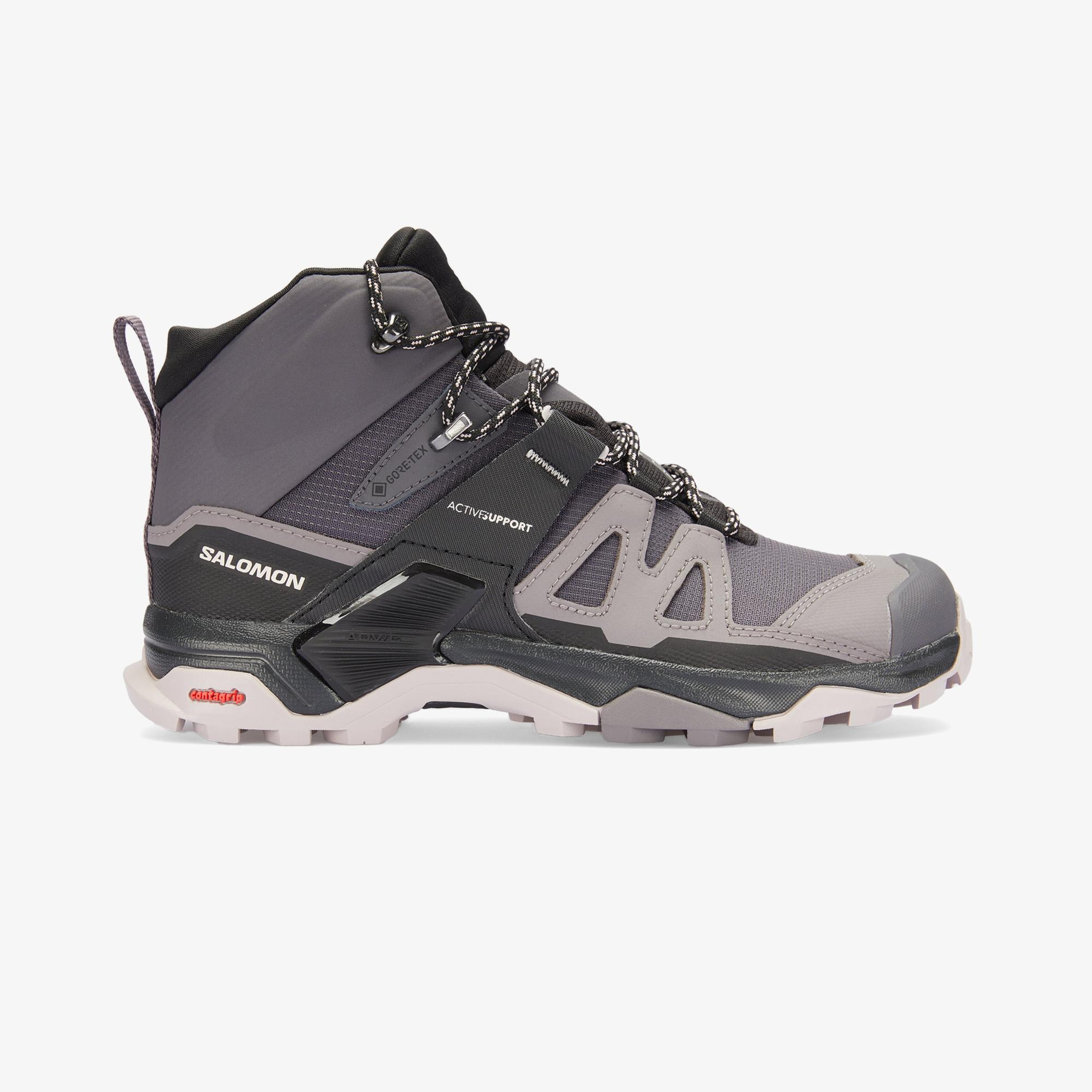 Salomon X Ultra 4 Mid Gore-Tex Kadın Mor Bot