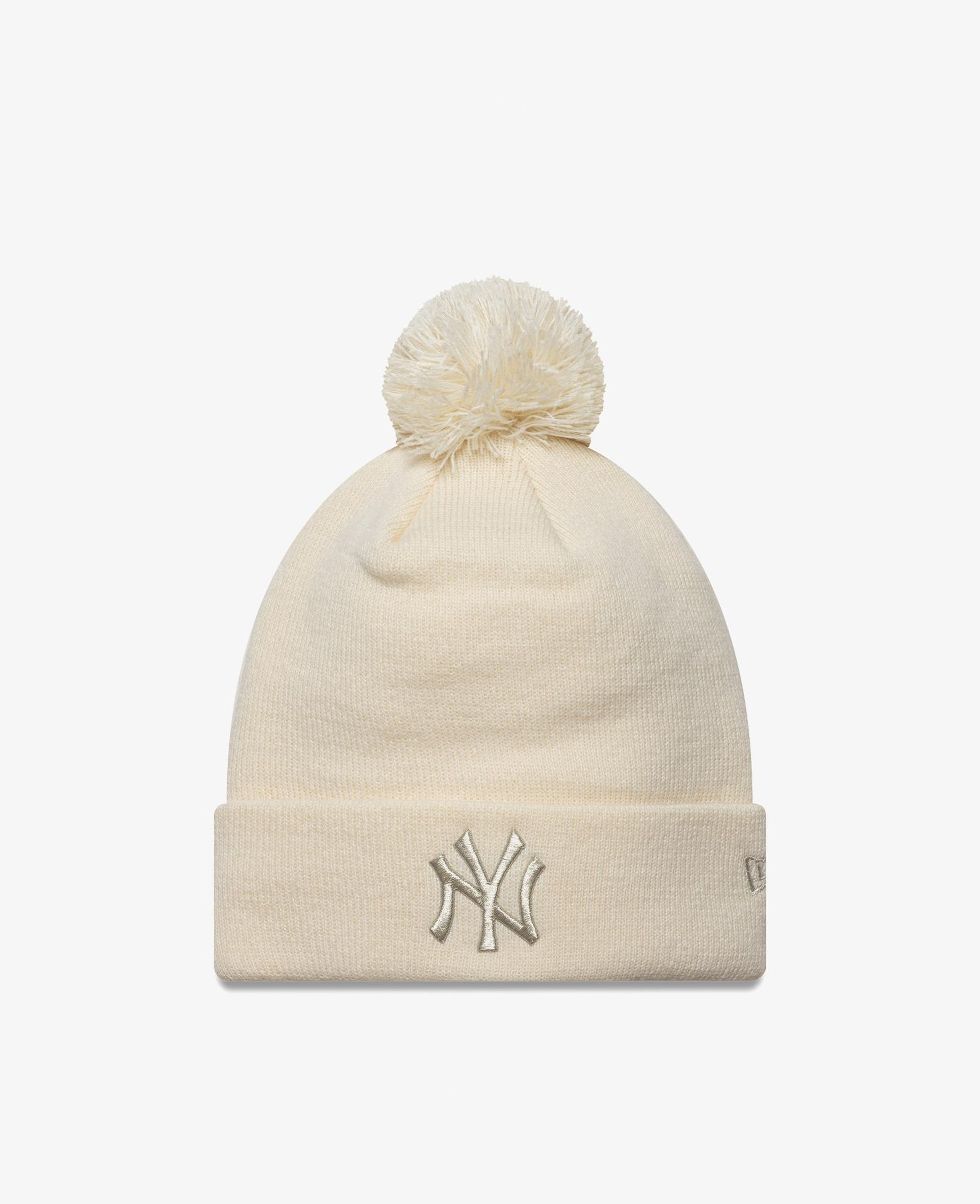 New Era New York Yankees MLB Metallic Kadın Bej Bere