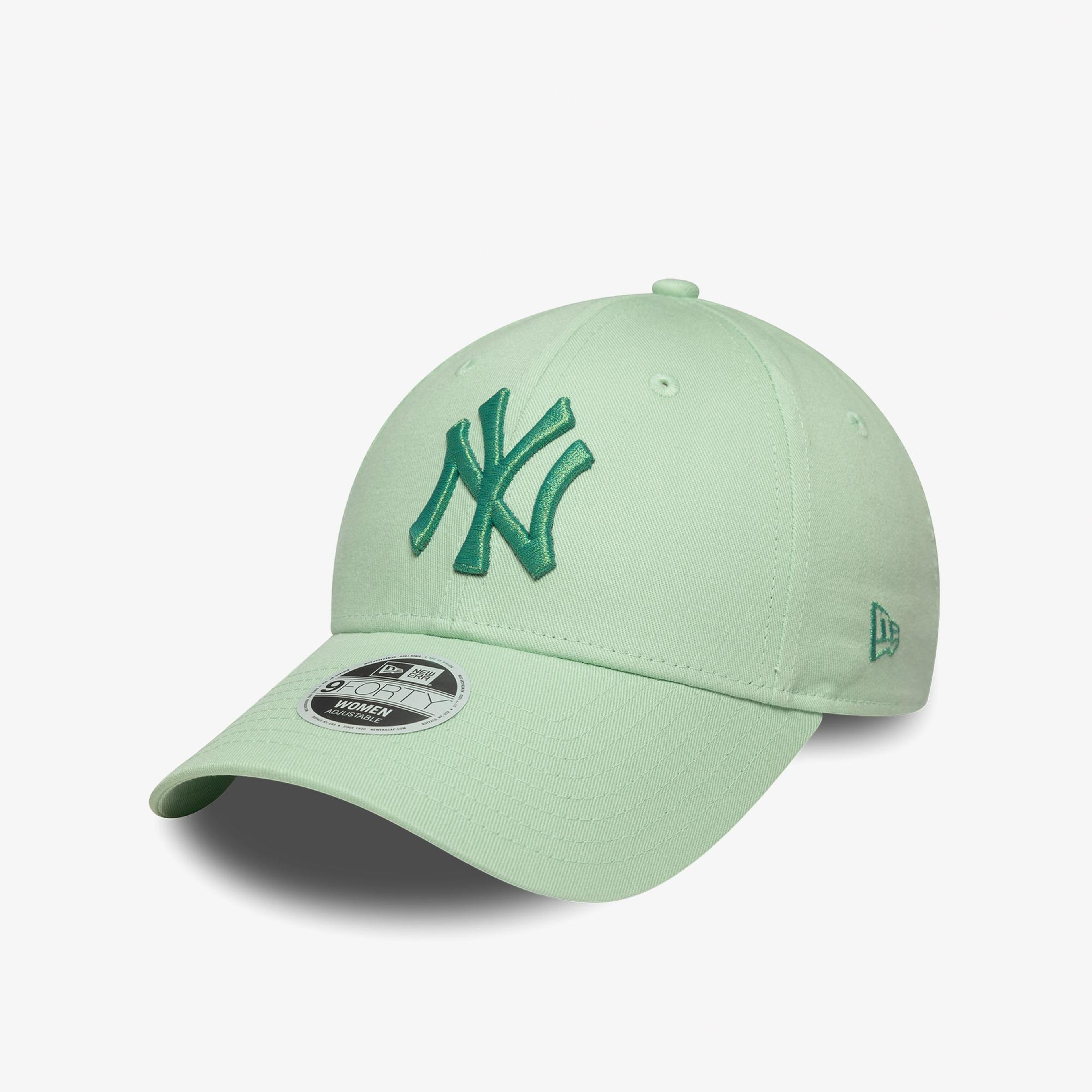 New Era Metallic 9Forty New York Yankees Kadın Yeşil Şapka