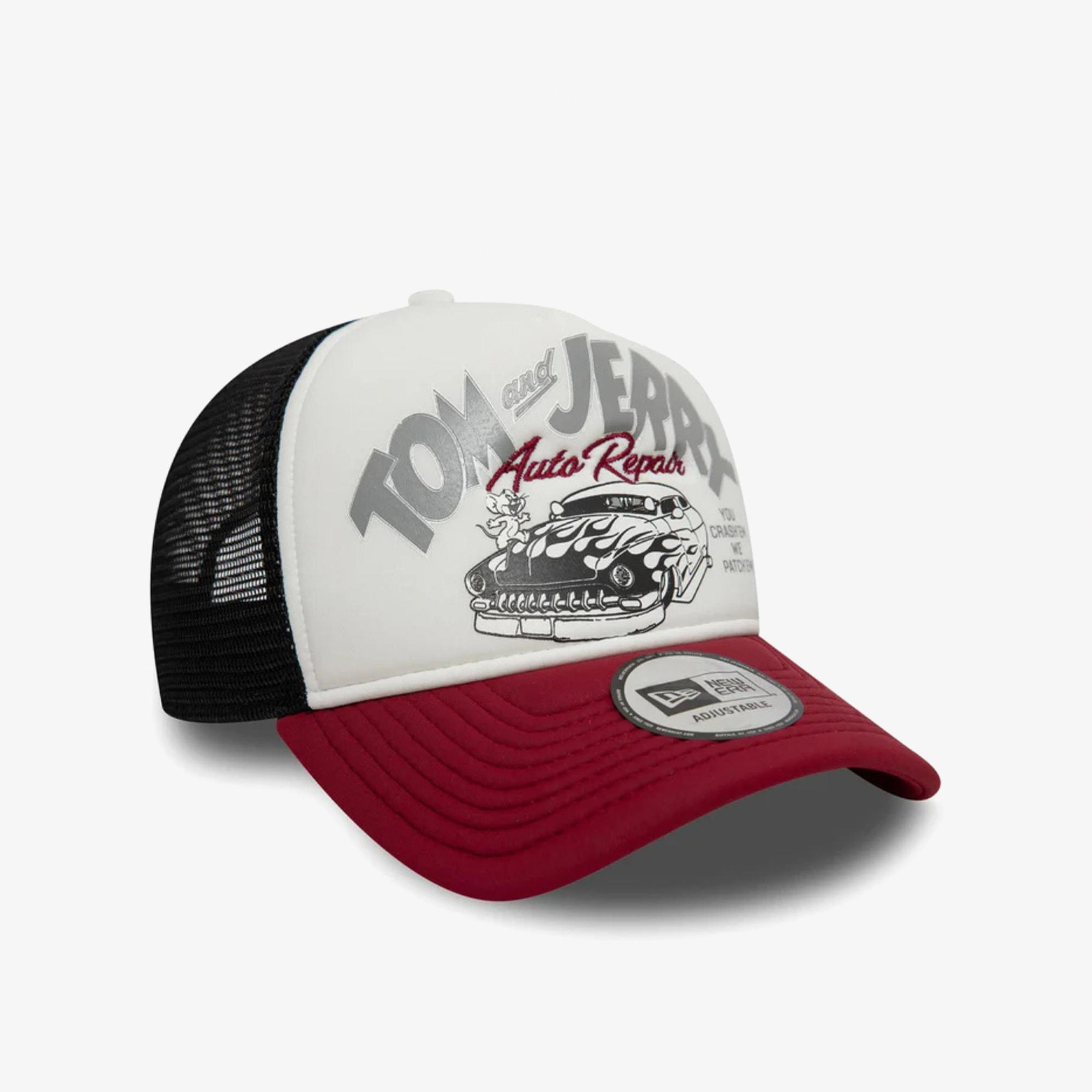 New Era Tom and Jerry Unisex Beyaz Şapka