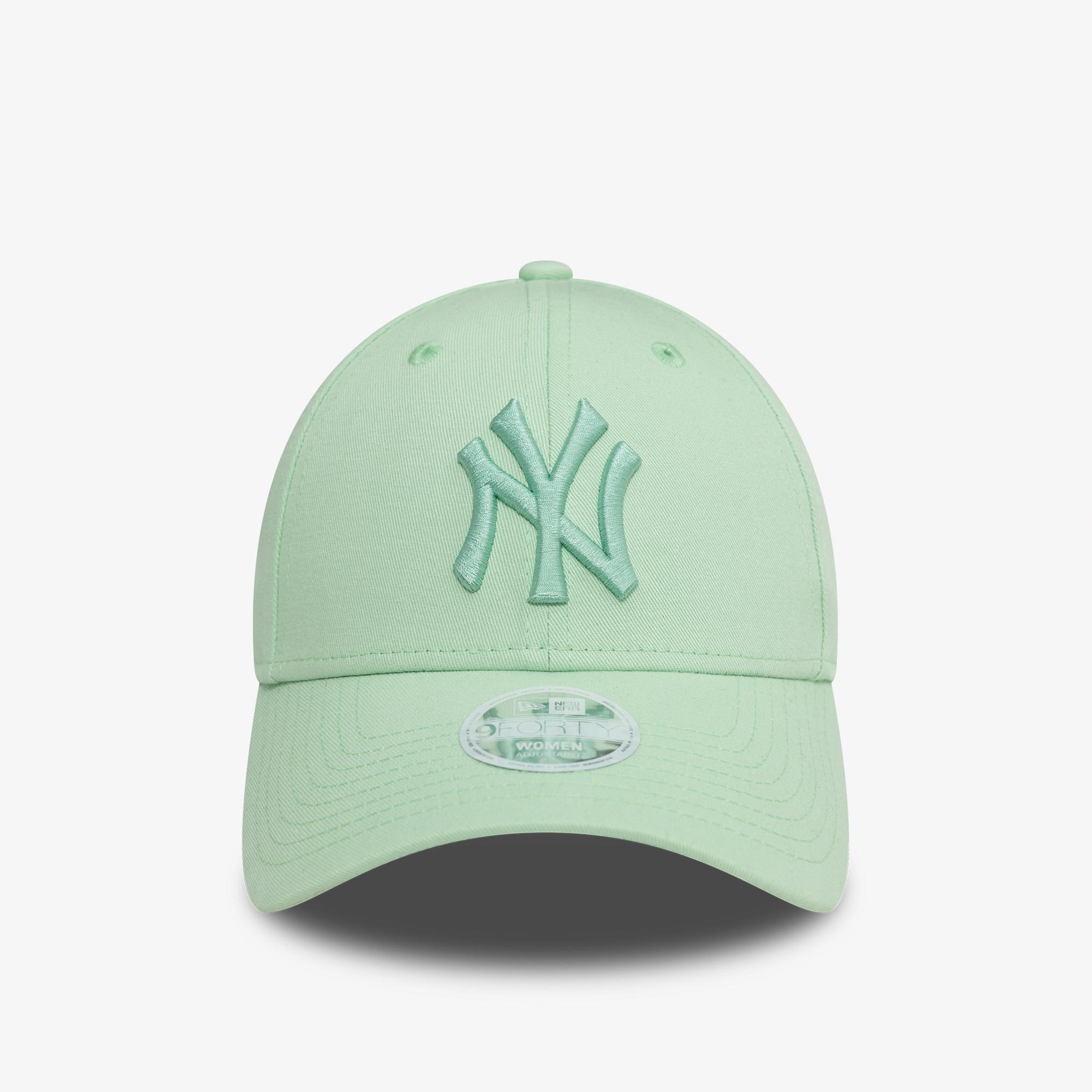 New Era 9Forty New York Yankees League Essential Kadın Yeşil Şapka