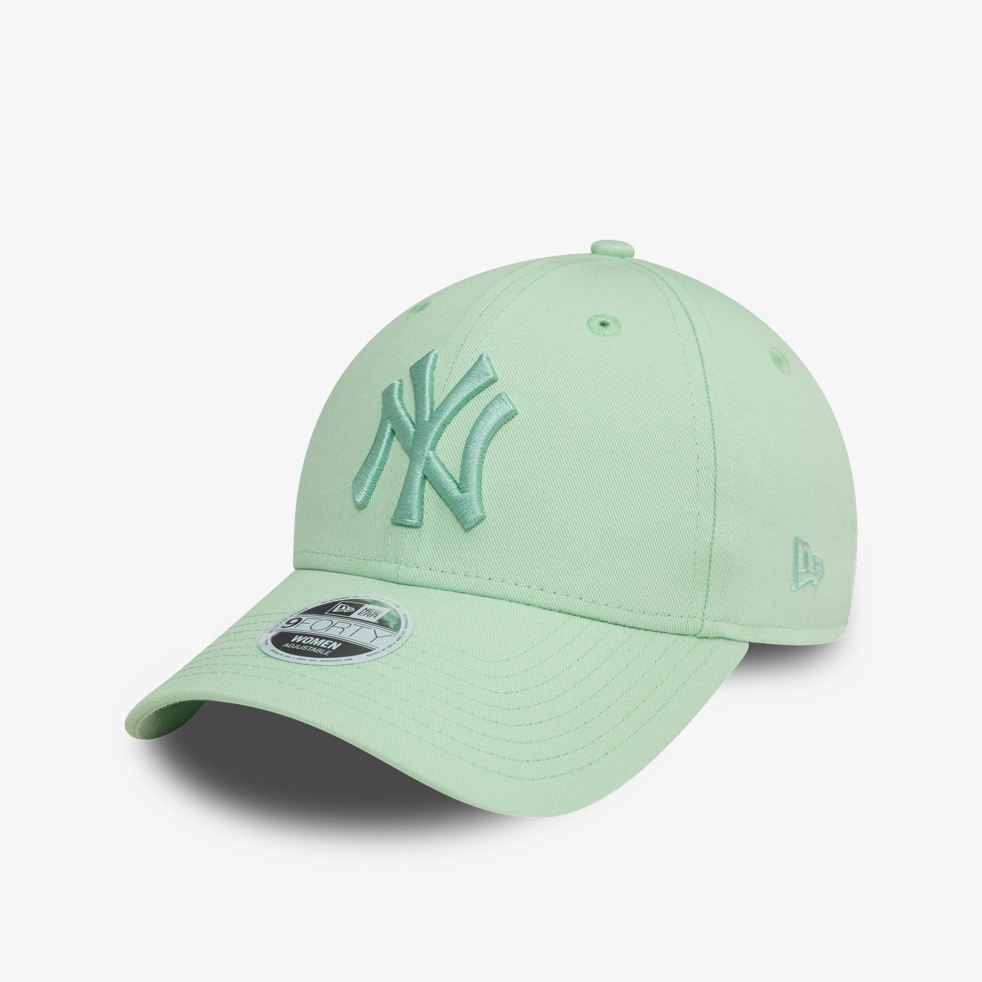 New Era 9Forty New York Yankees League Essential Kadın Yeşil Şapka