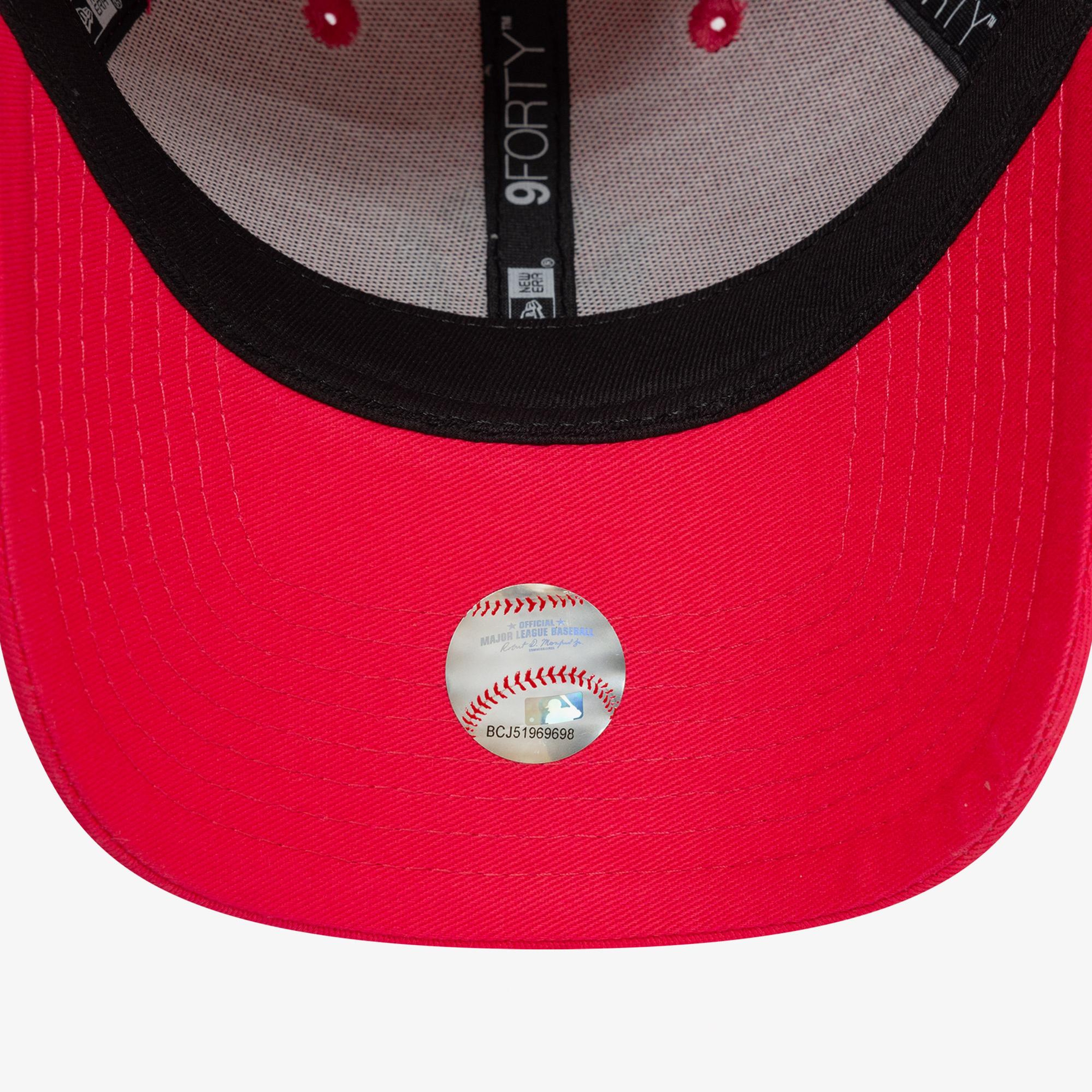 New Era League Essentials 9Forty New York Yankees Kadın Kırmızı Şapka