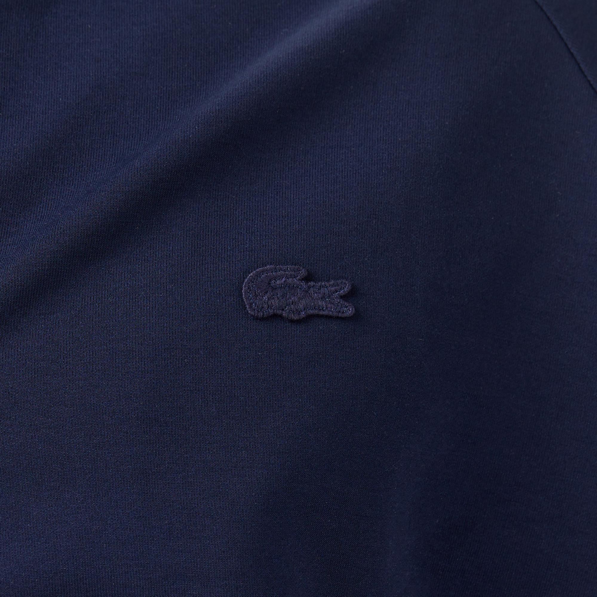 Lacoste Erkek Classic Fit Dik Yaka Lacivert Sweatshirt
