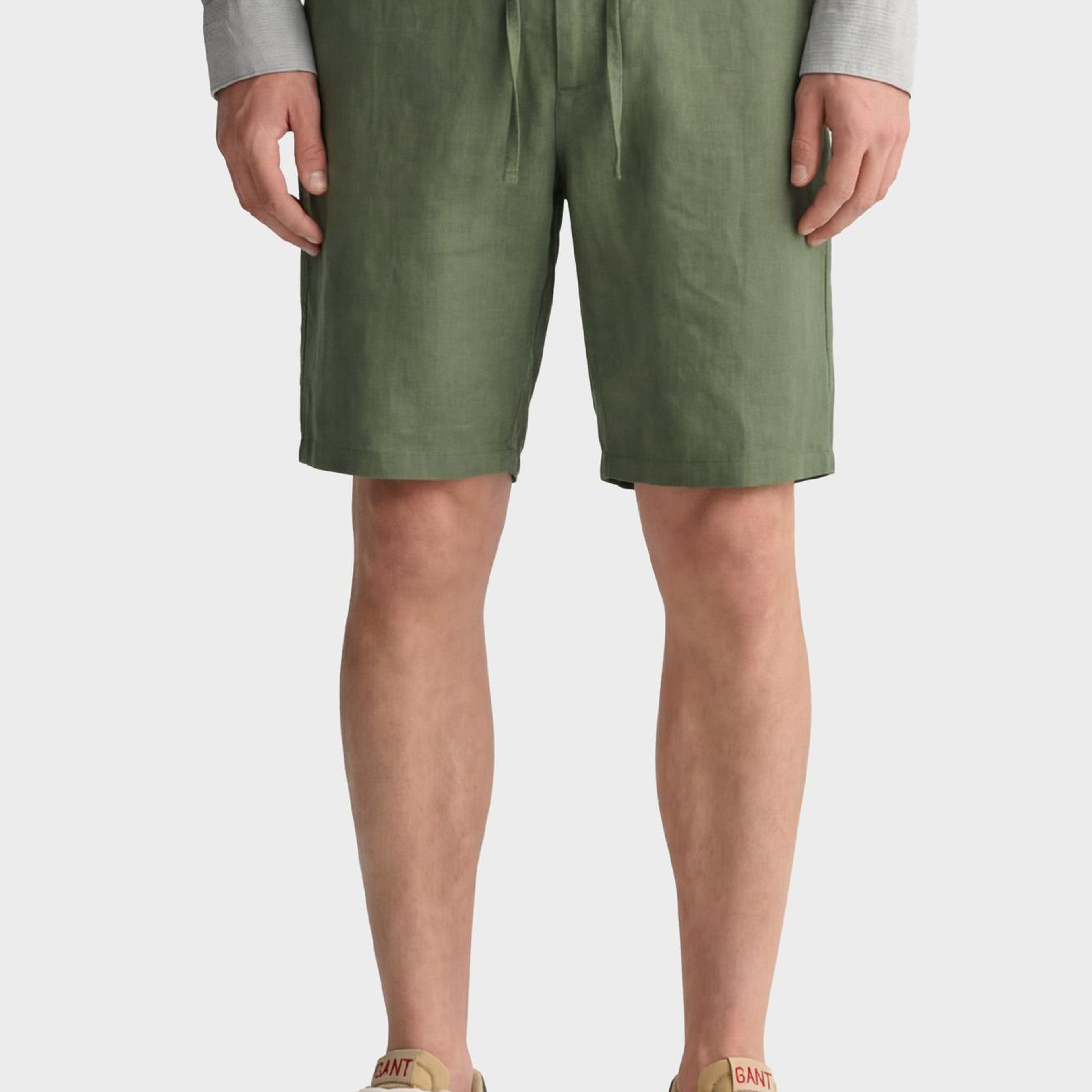 GANT Erkek Yeşil Düz Şort