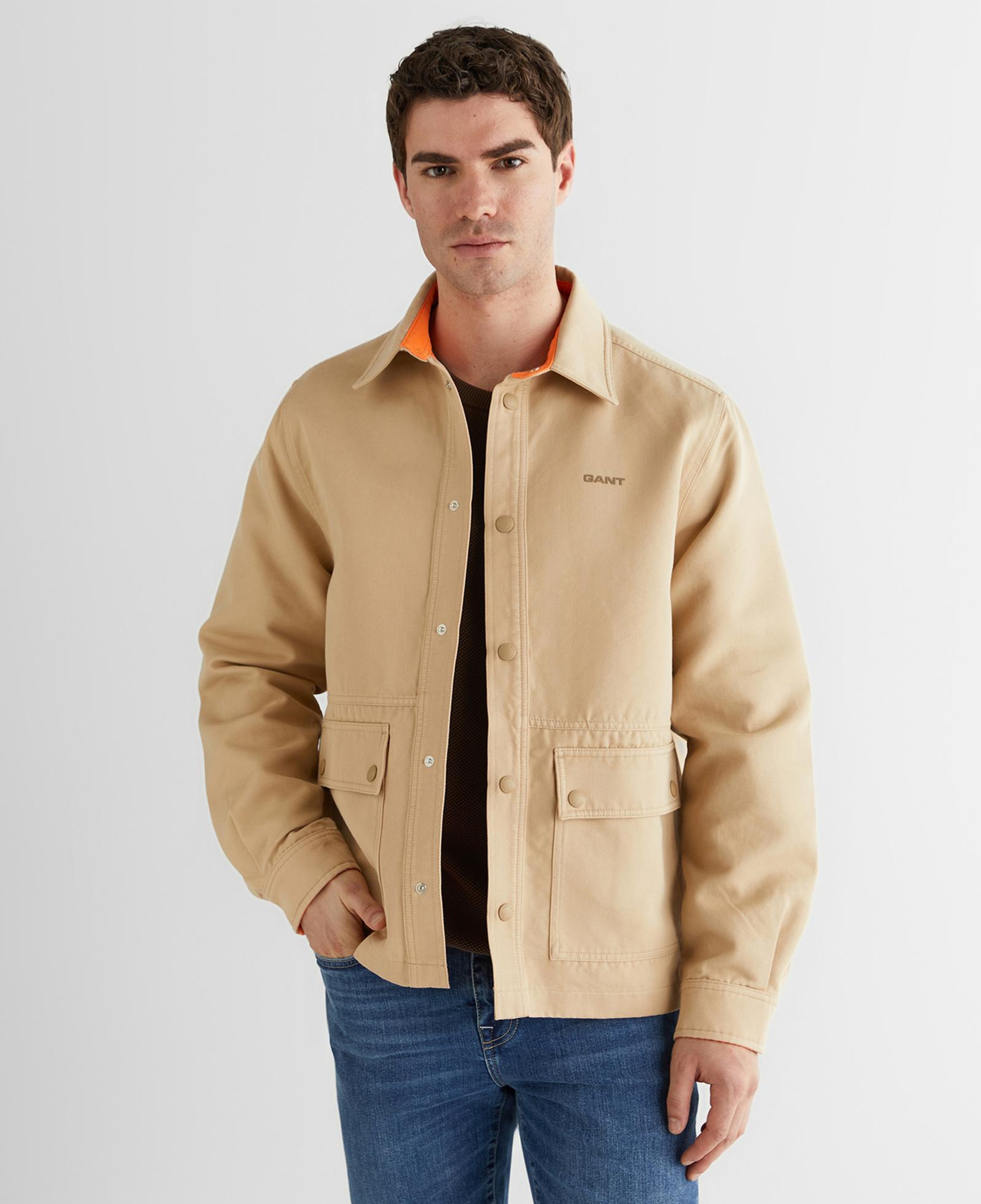 GANT Erkek Bej Gömlek Yaka Ceket