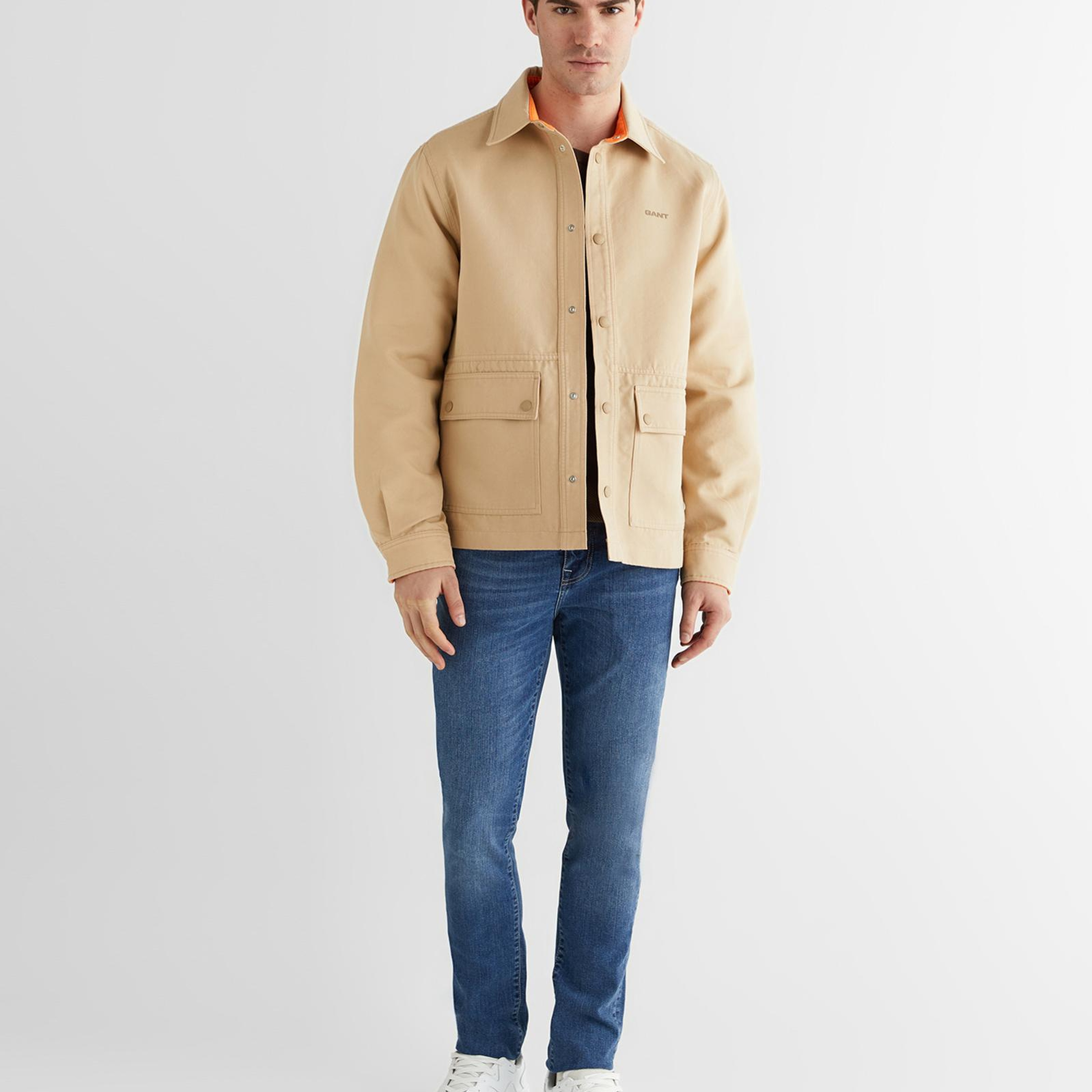 GANT Erkek Bej Gömlek Yaka Ceket