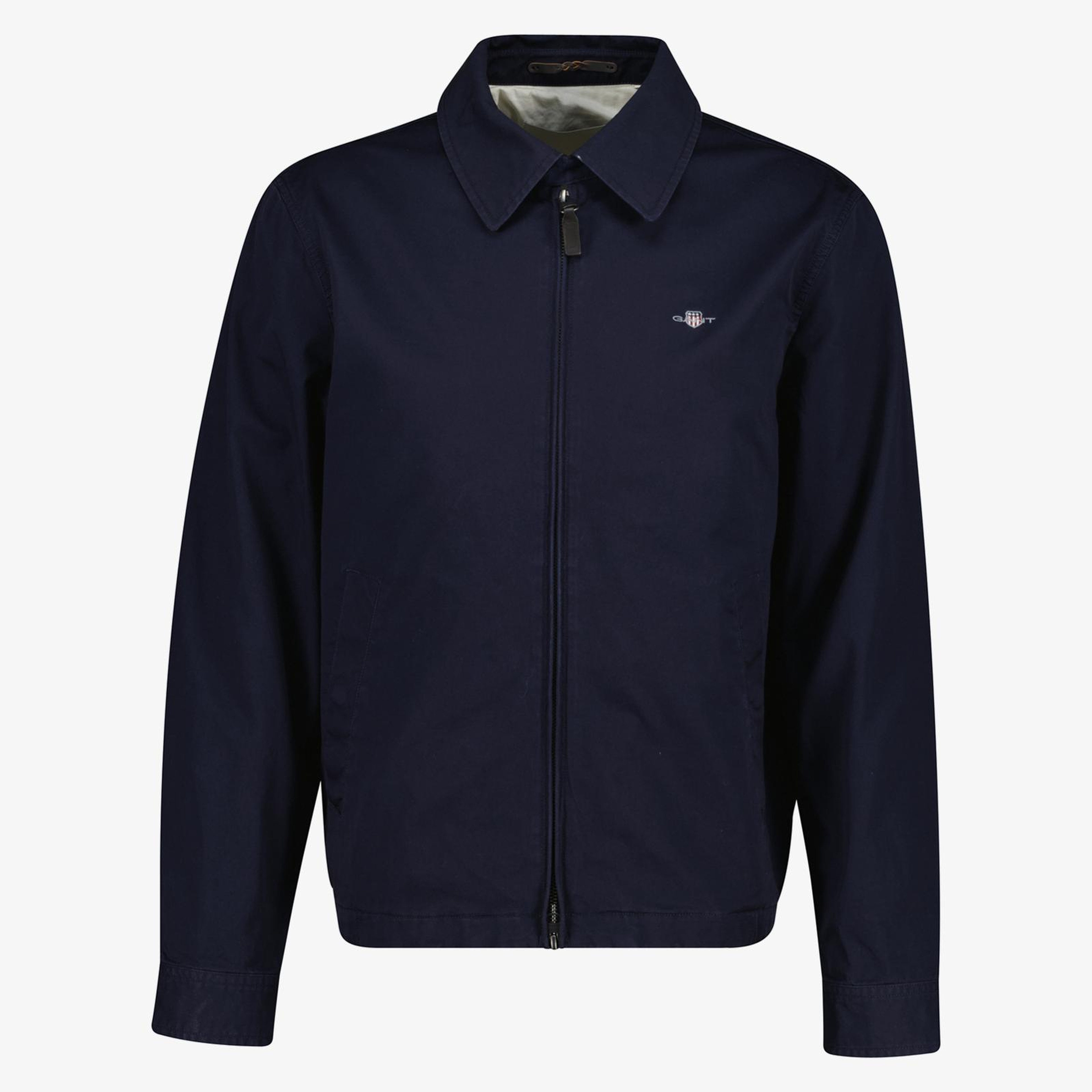 GANT Erkek Lacivert Gömlek Yaka Logolu Ceket