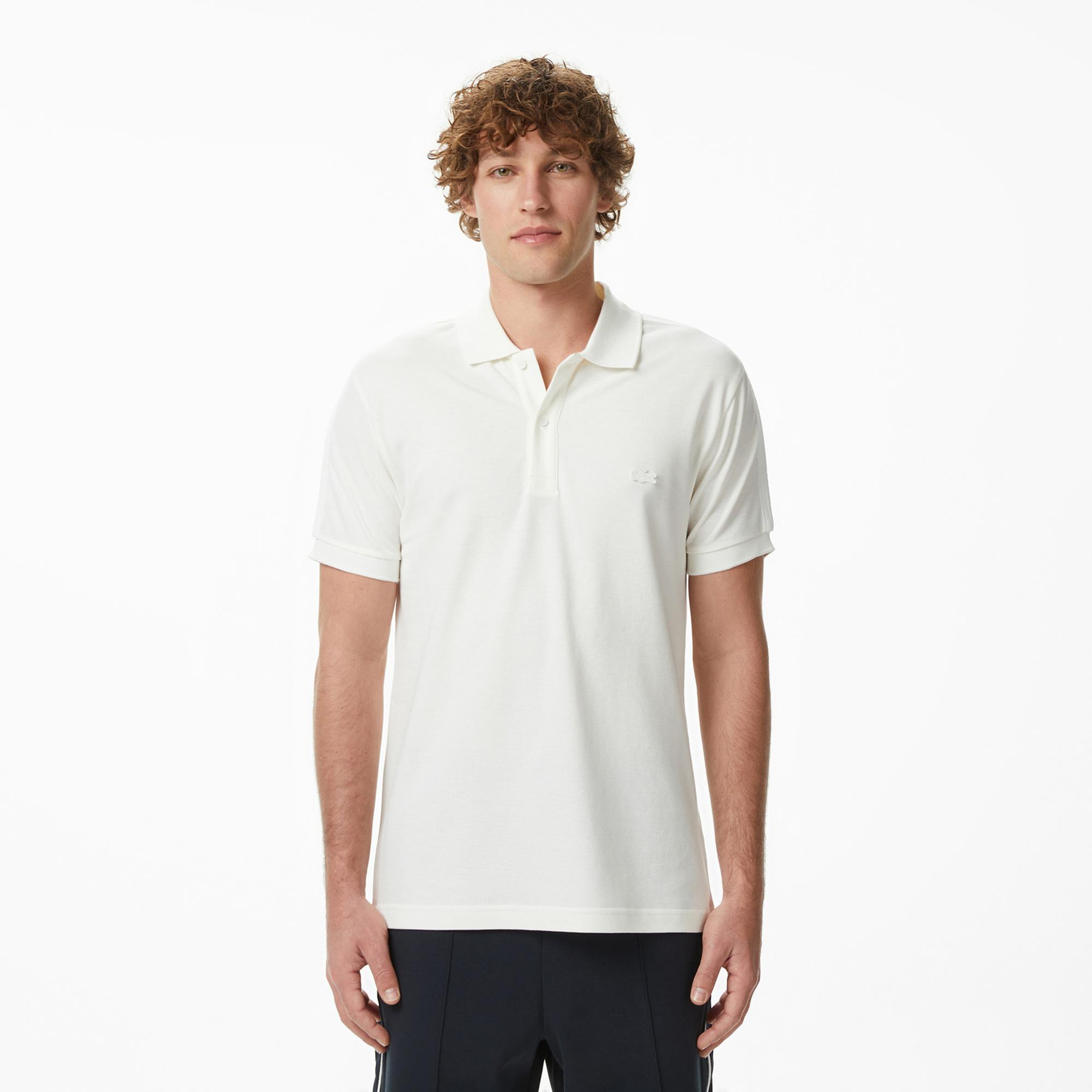 Lacoste Erkek Regular Fit Krem Polo
