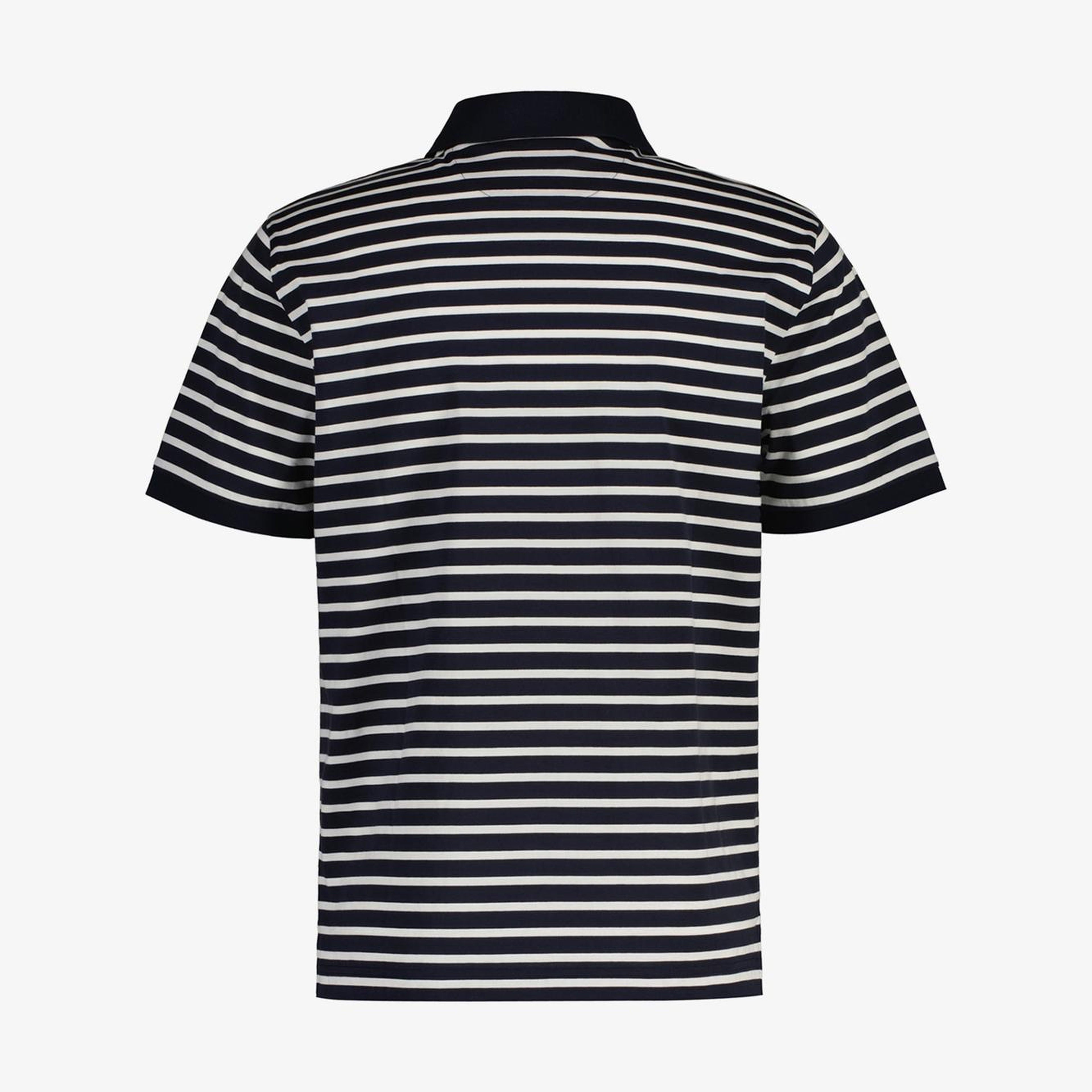GANT Erkek Lacivert Regular Fit Yaka Çizgili Polo Yaka T-Shirt