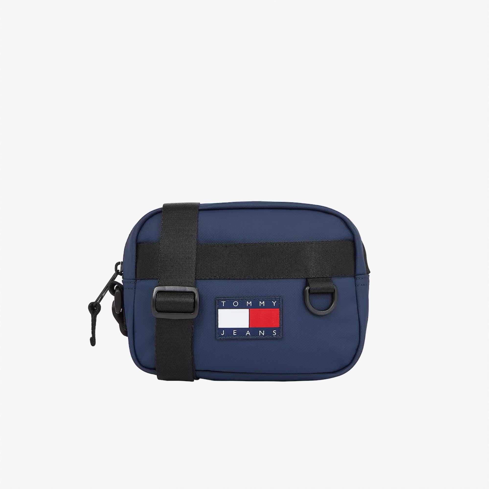 Tommy Jeans Elevated Crossover Erkek Mavi Omuz Çantası