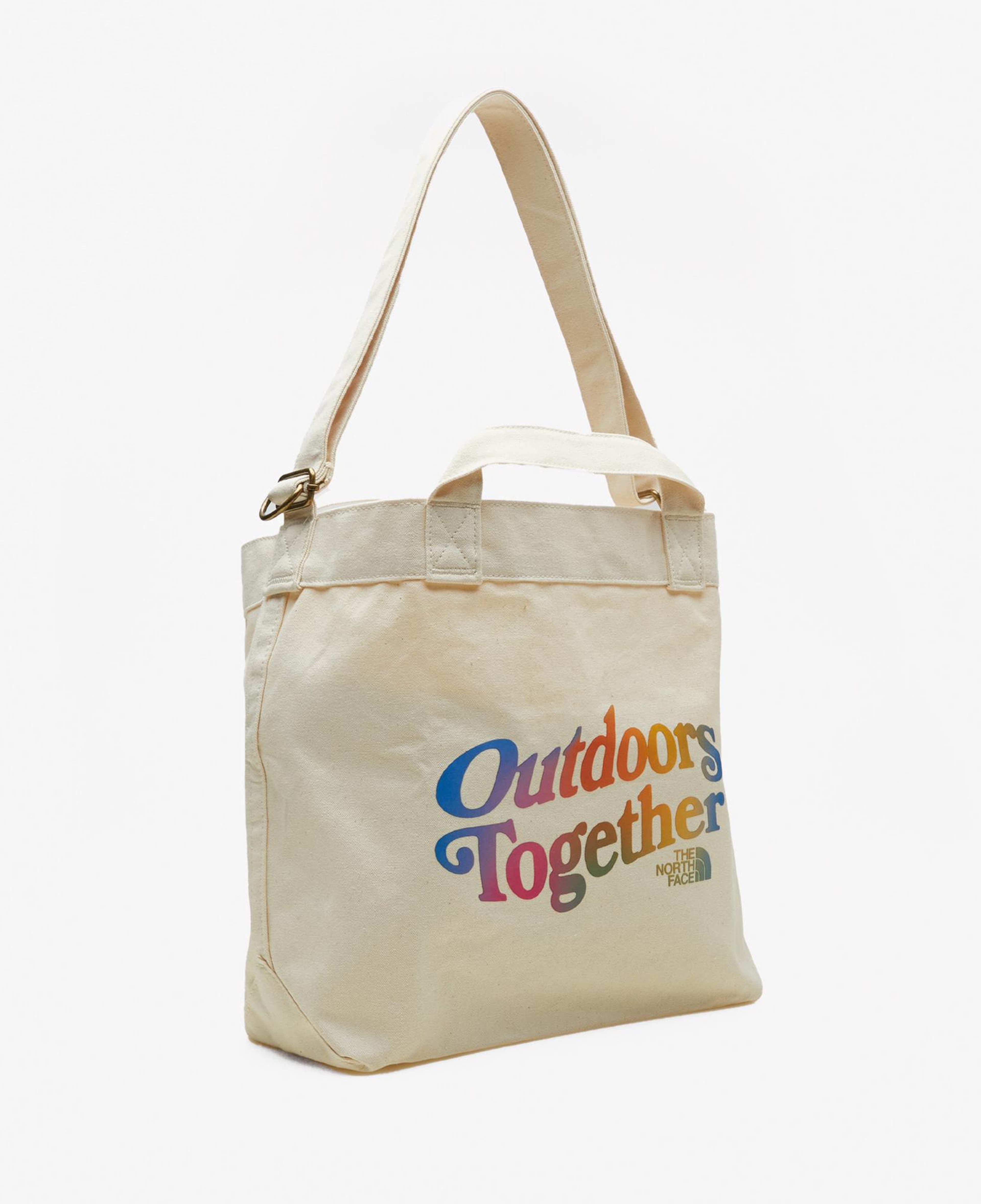 The North Face Adjustable Cotton Tote Unisex Krem Rengi Omuz Çantası